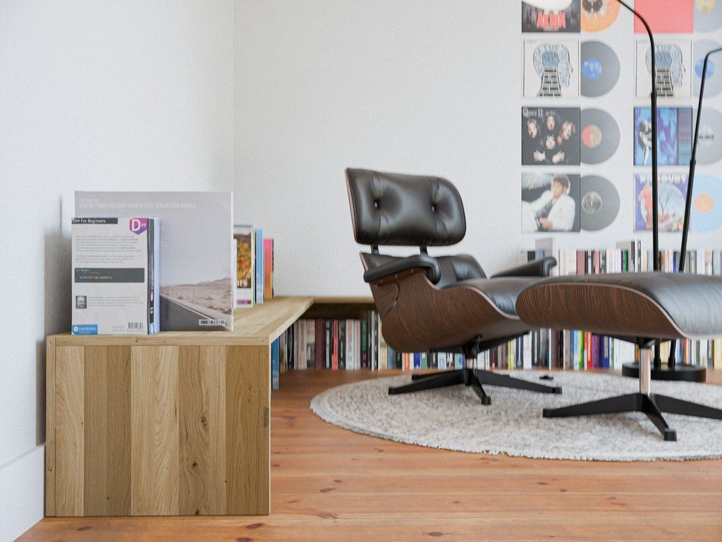 Timeless Living Arbeitsplatte Leimholz europäische Eiche Rustikal, 18 mm, 2500 x 400 mm