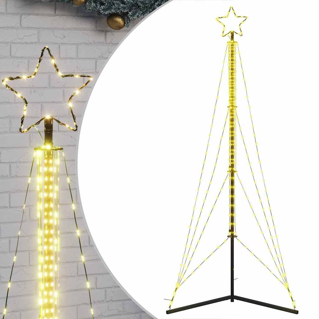 vidaXL LED Baum LED Weihnachtsbaum 483 LEDs Warmweiß 240 cm