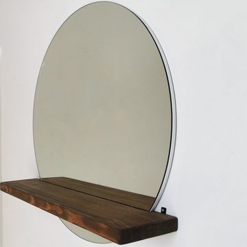Skye Decor Wandspiegel 70x70x0,4 cm, 100% Kiefer Massivholz