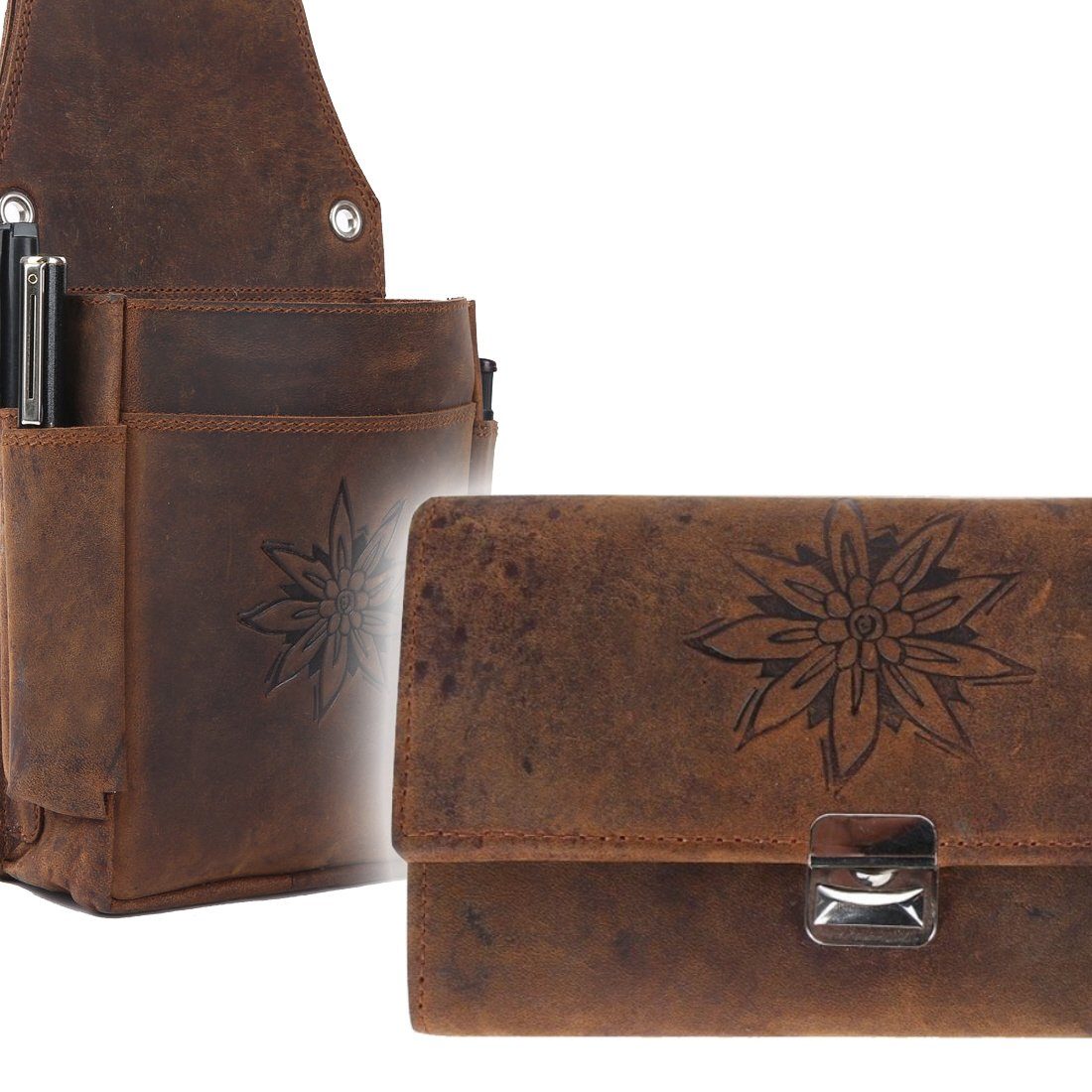 SHG Kellnerbörse ◊ Lederbörse Kellnergeldtasche Kellnerportemonnaie günstig online kaufen