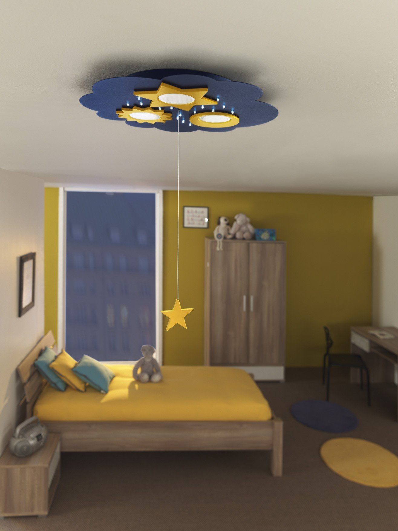 Strea massive Aufbauleuchte LED Sternenhimmel Kinderzimmerleuchte Deckenleuchte
