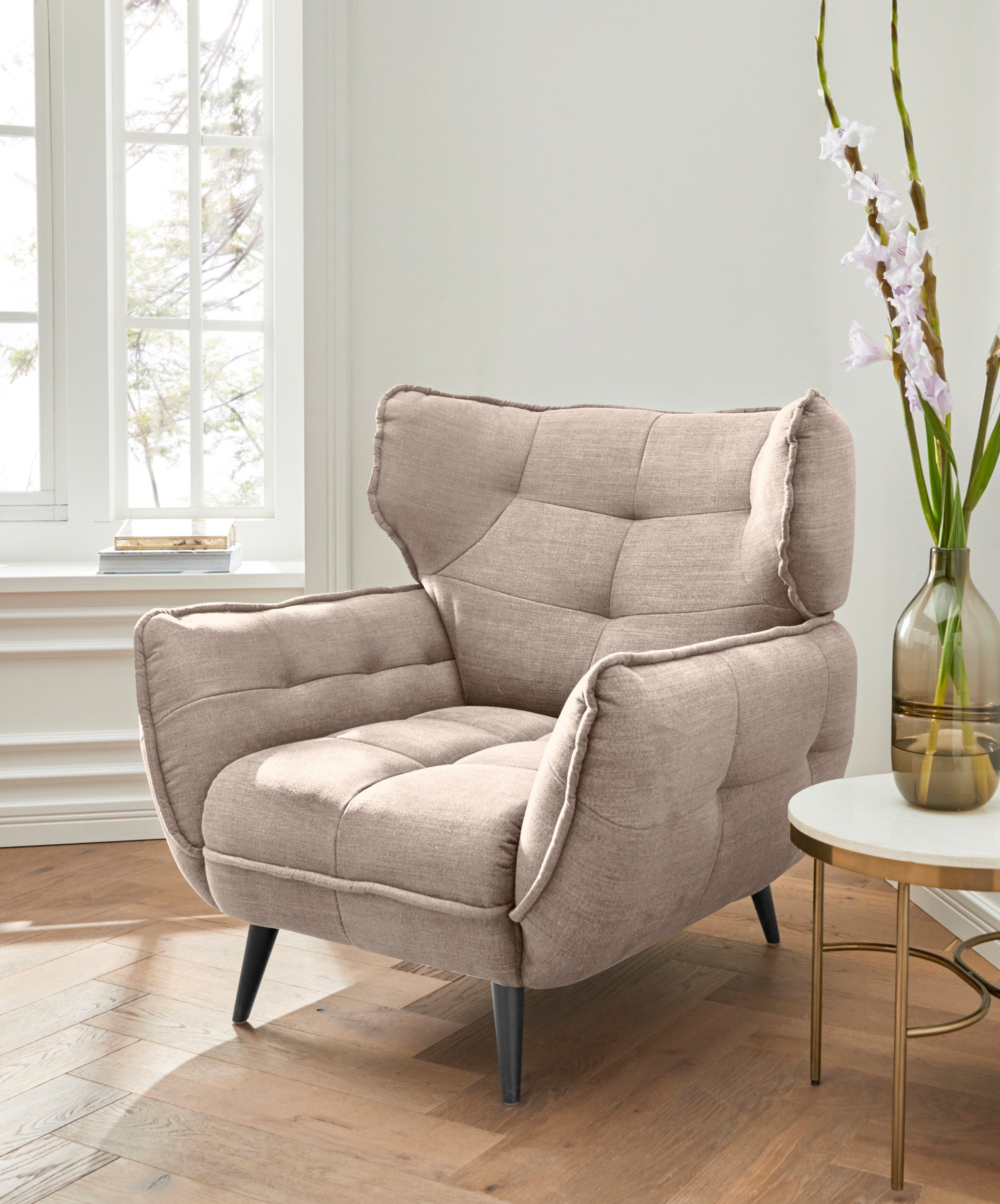 Leonique Sessel Ariana, Stylischer Hochlehner bzw. günstig online kaufen