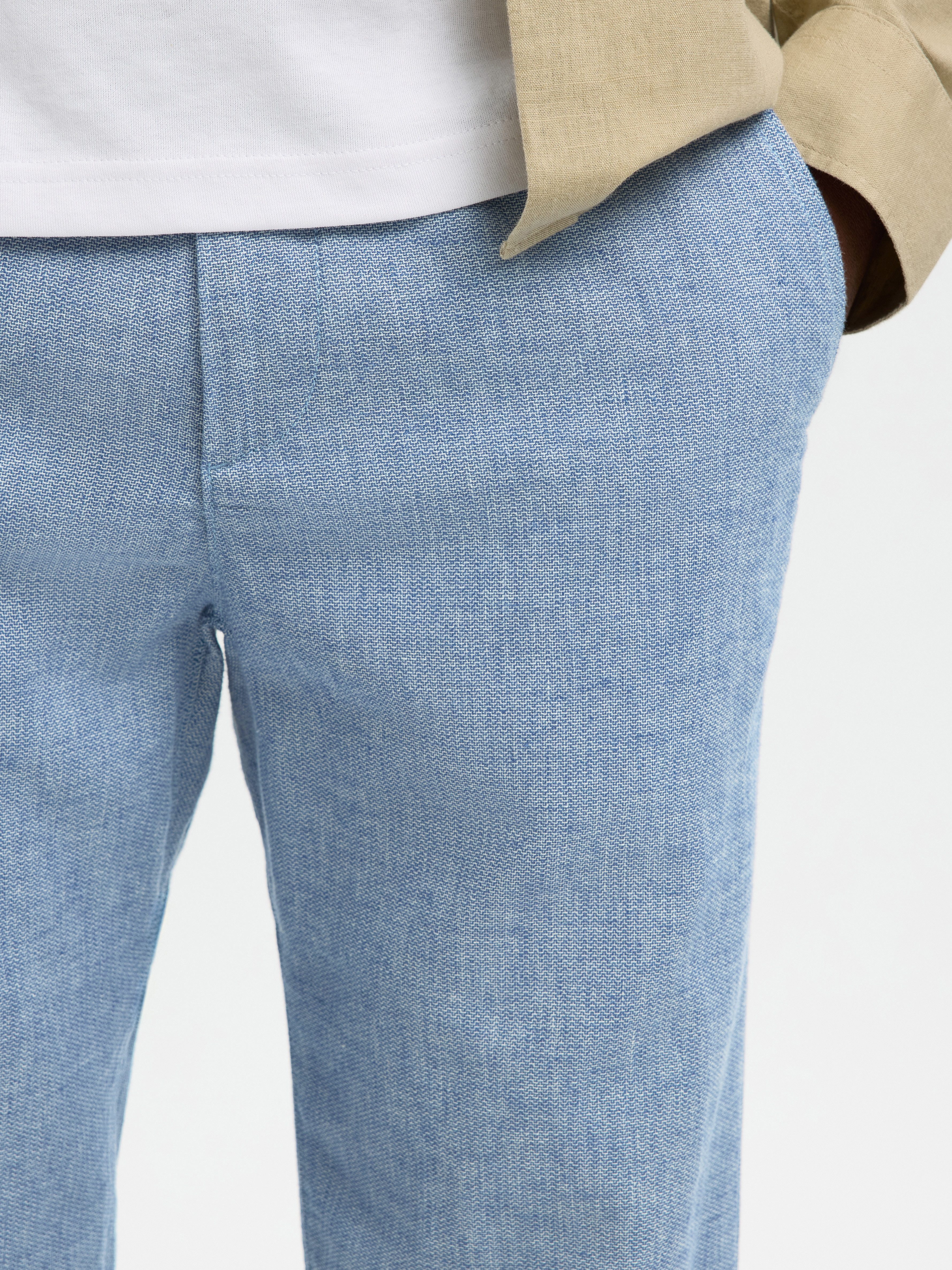 Selected Chinohose SLH172-SLIMTAPE BRODY LINEN PANT NOOS mit Leinen