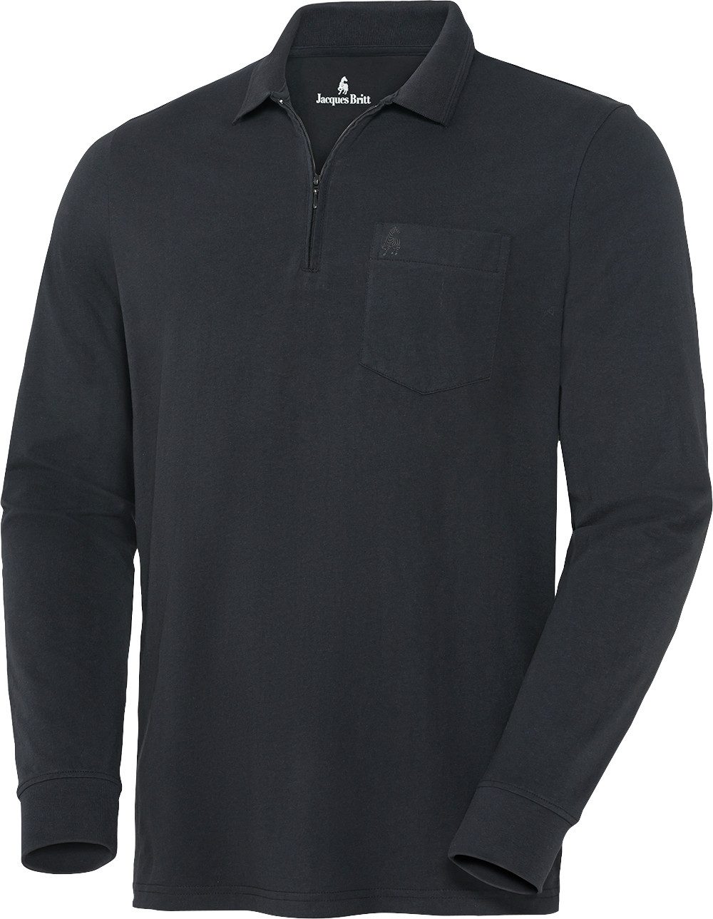 Jacques Britt Langarm-Poloshirt Superweich mit hohem Baumwoll-Anteil günstig online kaufen