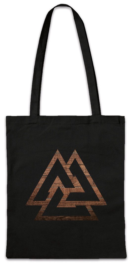 Beuteltasche Wooden Knot Stofftasche Wotansknoten Walhalla Wotan Loki Odhin Midgard