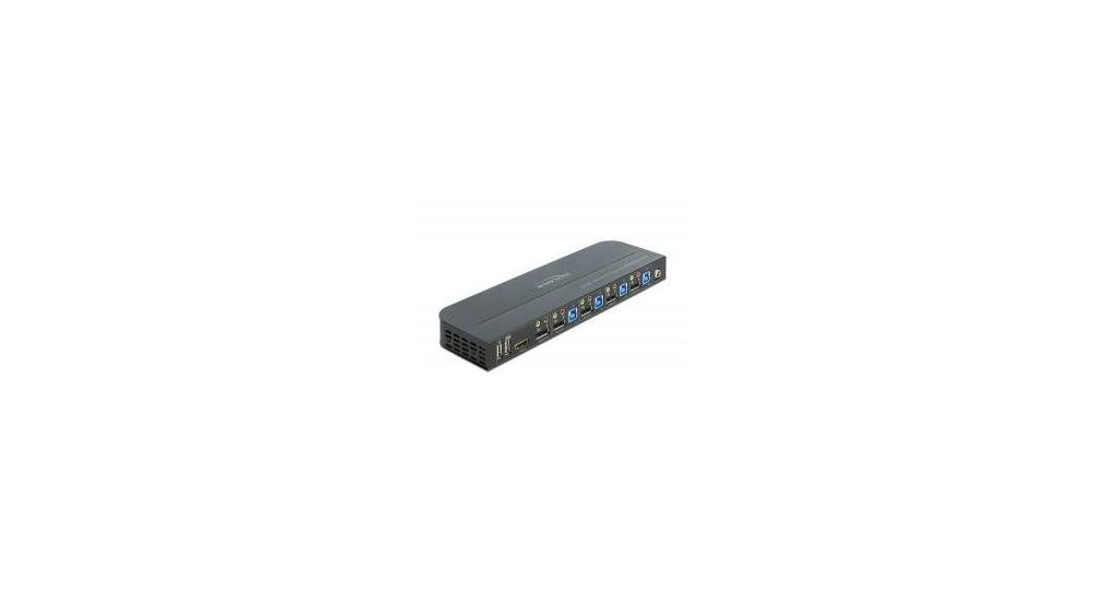 Modem DeLOCK DisplayPort 1.4 KVM Switch 8K 30 Hz mit USB