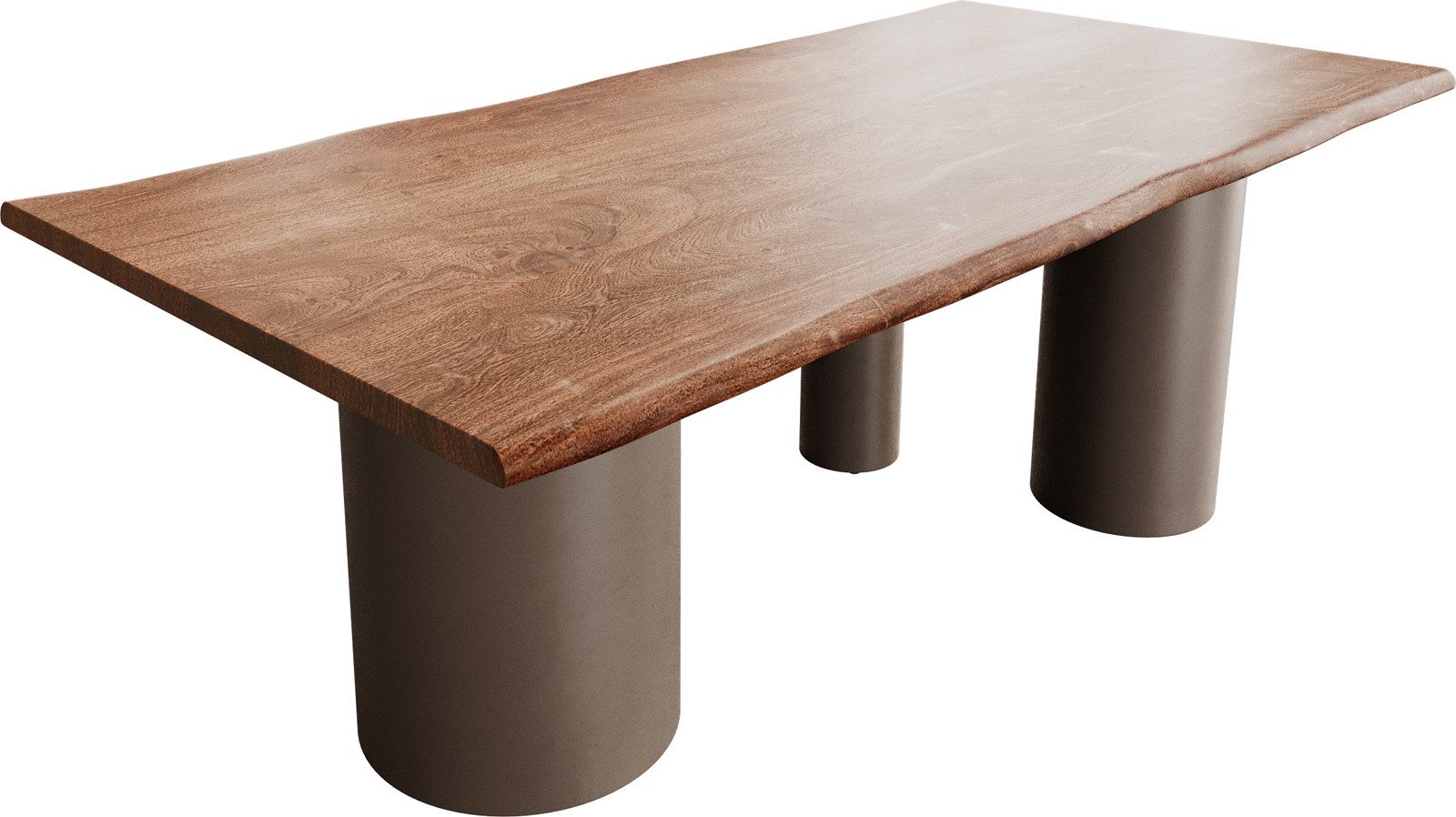 DELIFE Esstisch Edge, Akazie Braun 200x100 günstig online kaufen
