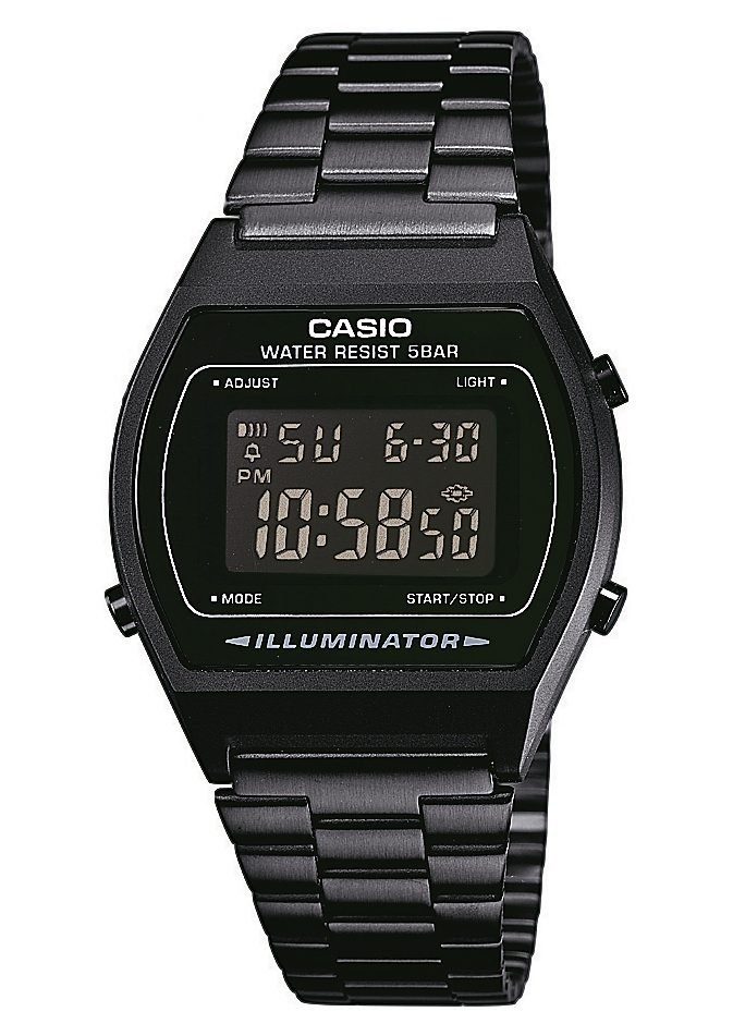 CASIO VINTAGE Chronograph B640WB-1BEF, Quarzuhr, Armbanduhr, Damen, Herren, digital, retro, Stoppfunktion