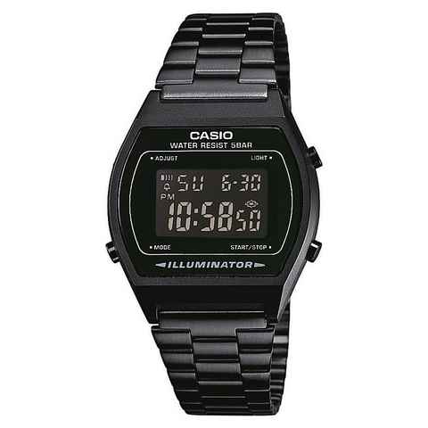 CASIO VINTAGE Chronograph B640WB-1BEF, Quarzuhr, Armbanduhr, Damen, Herren, digital, retro, Stoppfunktion