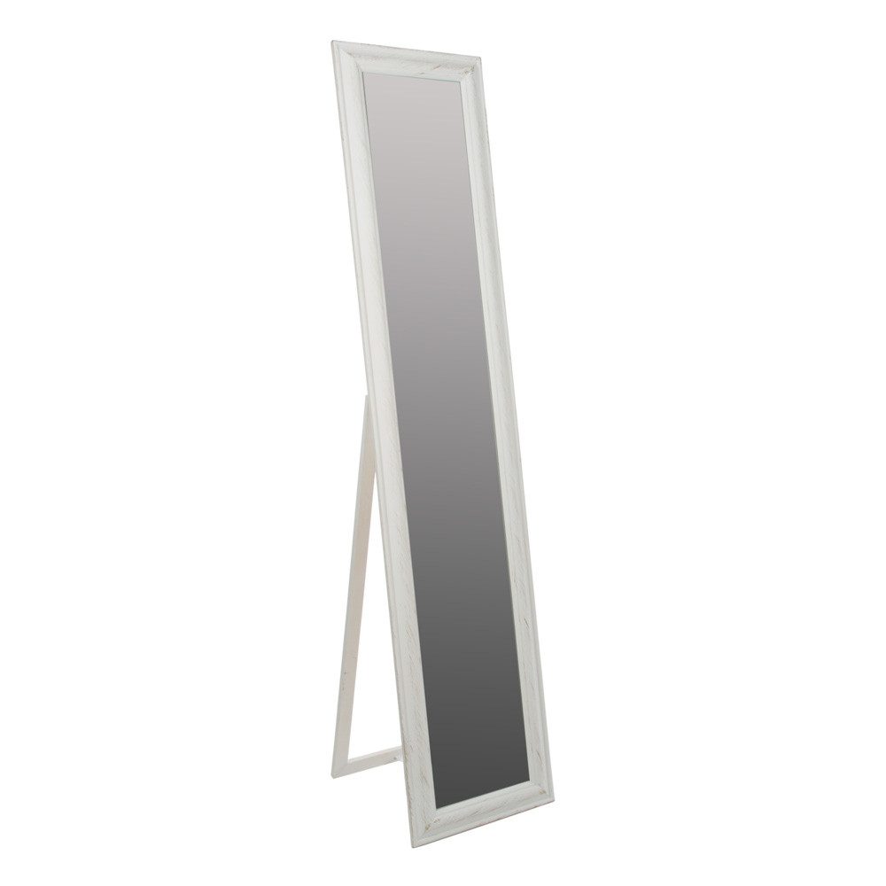 Myflair Möbel & Accessoires Зеркало Напольное зеркало MIA weiß gold gewischt schlichter gewölbter Holzrahmen 40