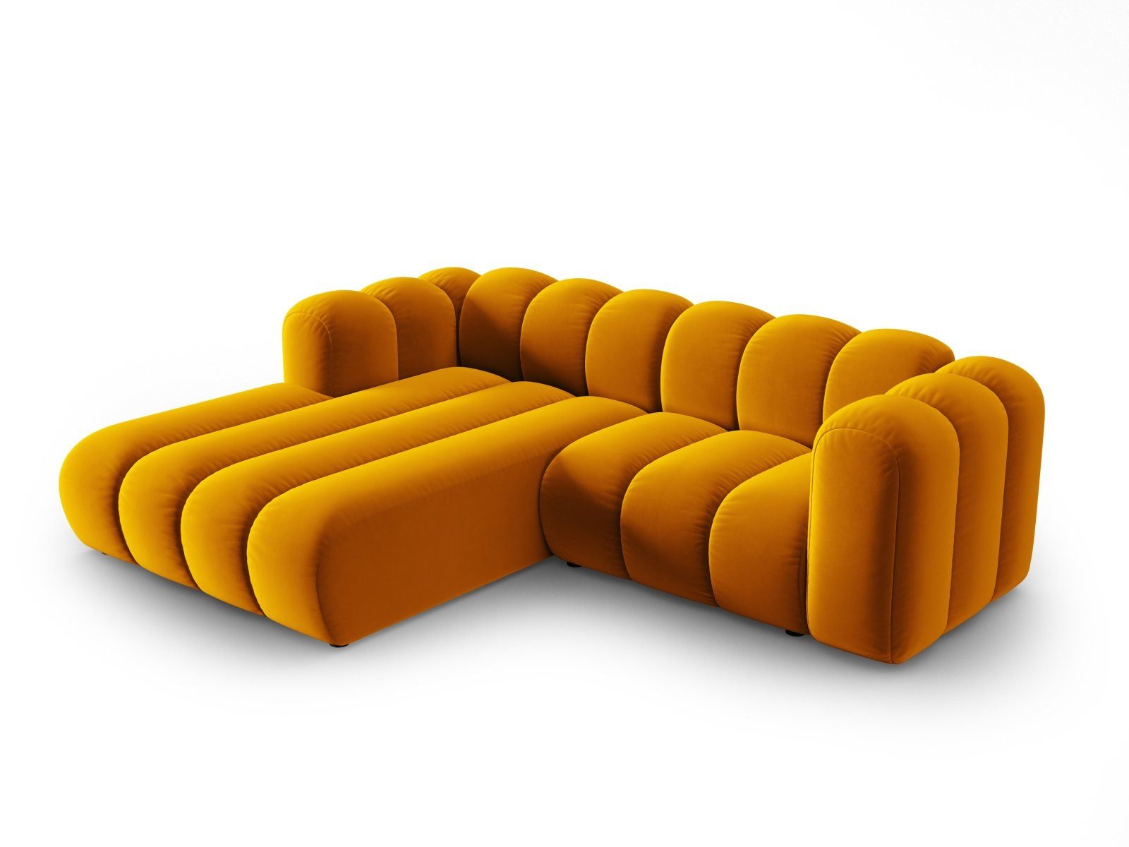 Micadoni Ecksofa Lupine, modular 3-Sitzer günstig online kaufen