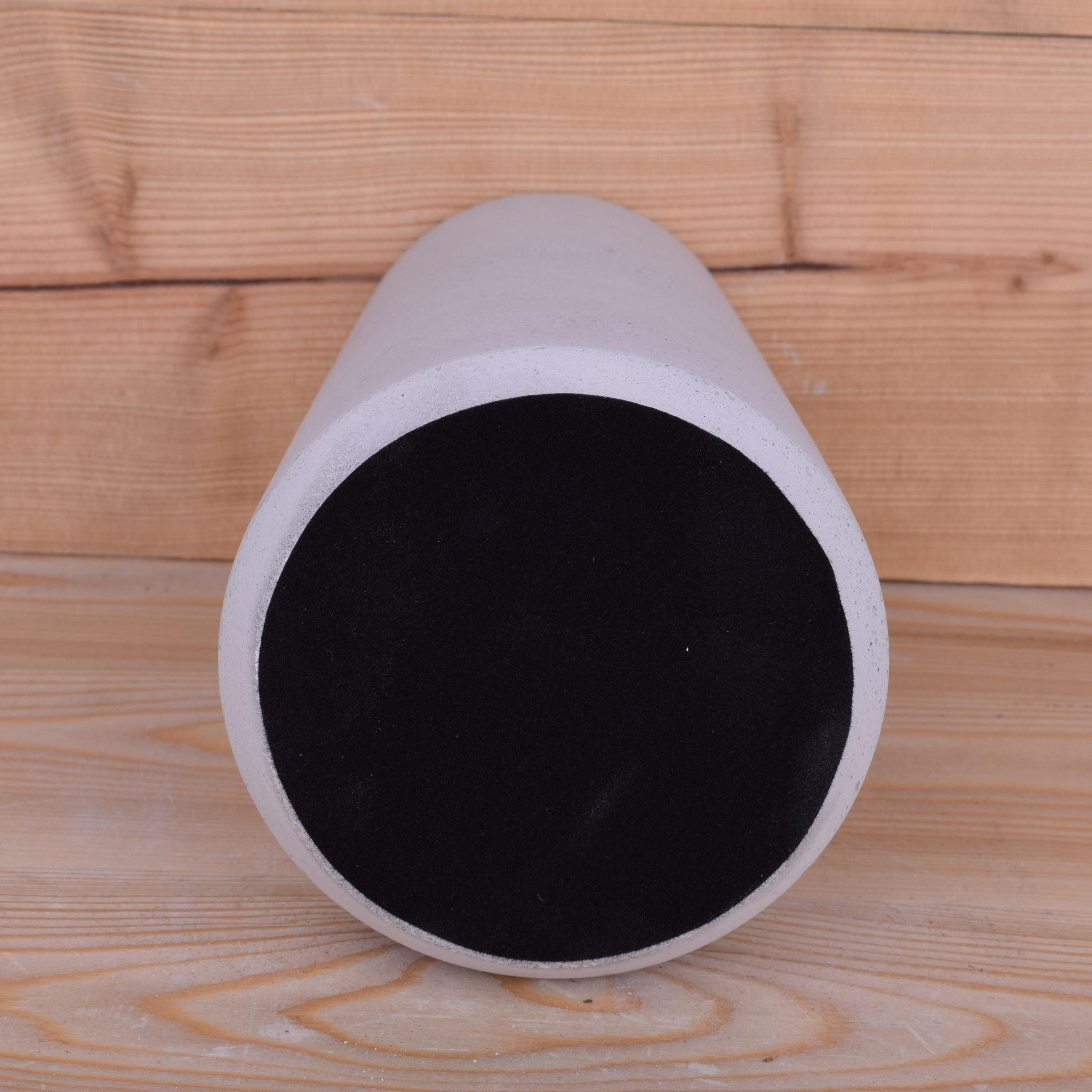 TIVENDIS Dekoschale Vase "kleine Ellie" Design aus Beton grau