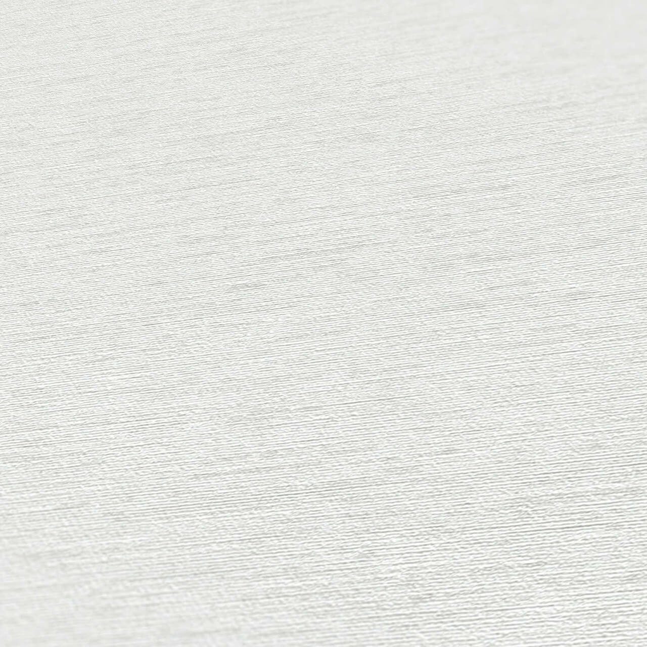 Tapete Vliestapete Garden weiß matt, m, Aura grau, Design 0.53x10.05 lichtbeständige KUNSTLOFT