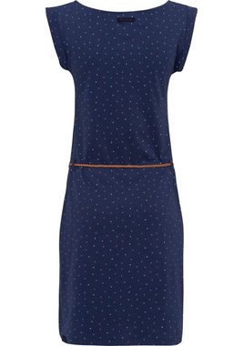 Ragwear Jerseykleid TAGG DOTS (2-tlg., mit Bindegürtel) im Multi-Color-Punkte-Muster