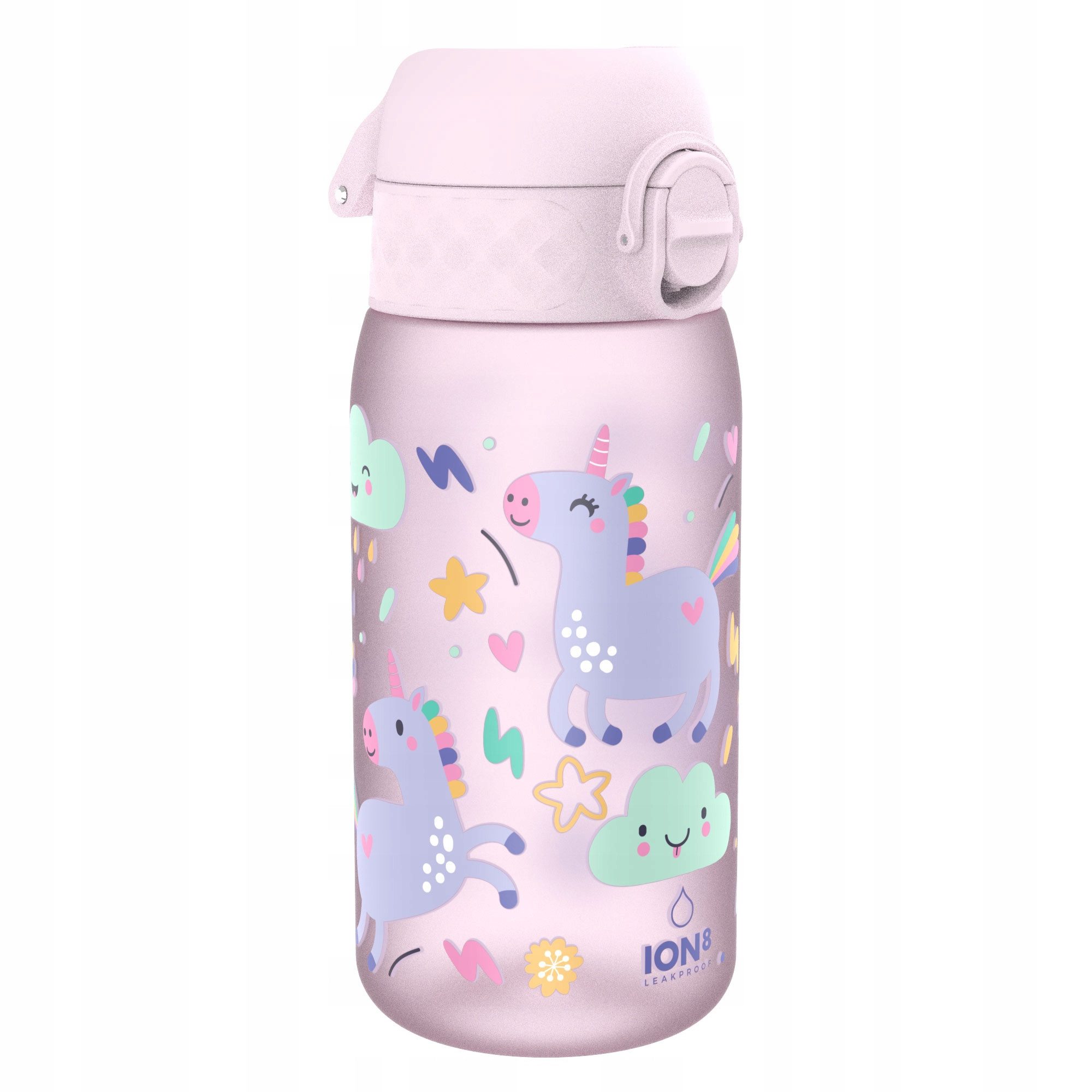 Festivalartikel Trinkflasche Tolle Kinder-Trinkflasche Einhornmotiv, 350 ml