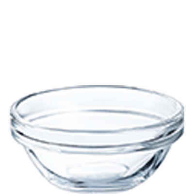 Arcoroc Schüssel Empilable, Glas gehärtet, Stapelschale 6cm 26ml Glas gehärtet Transparent 6 Stück