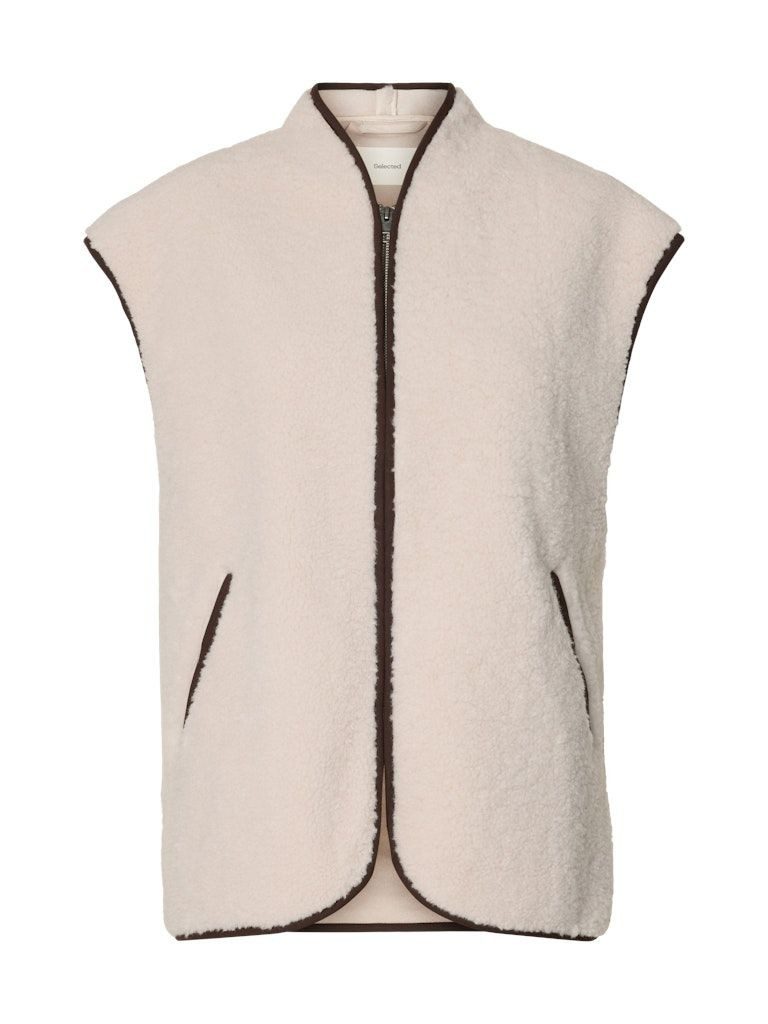Selected Plüschweste SLWISABEL TEDDY VEST
