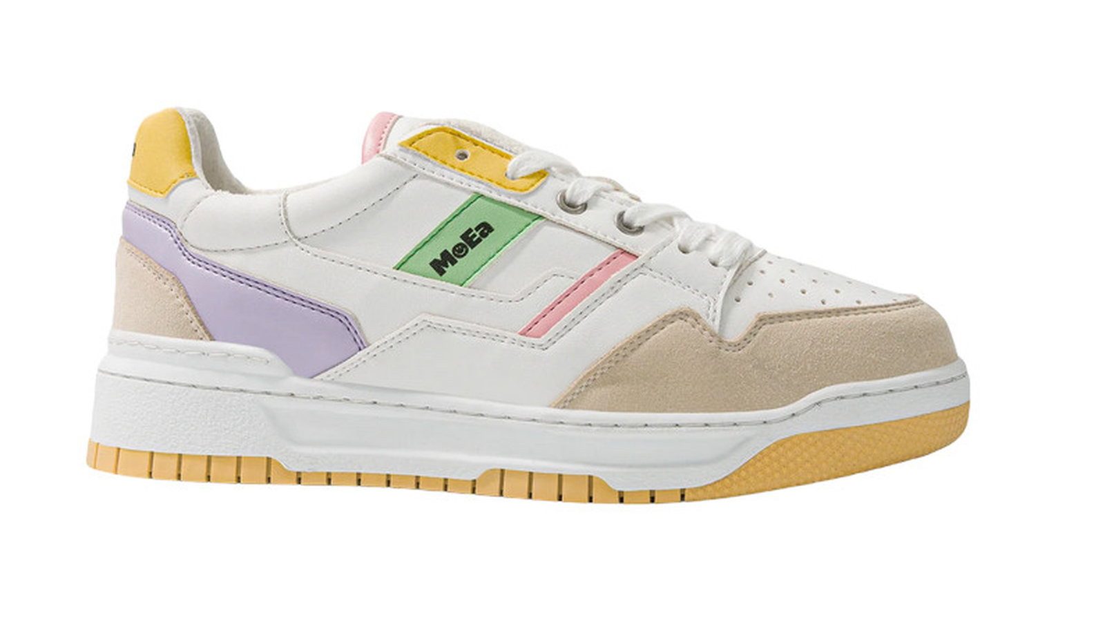 Moea Gen2 Smiley Pastel - weiss/gelb Sneaker