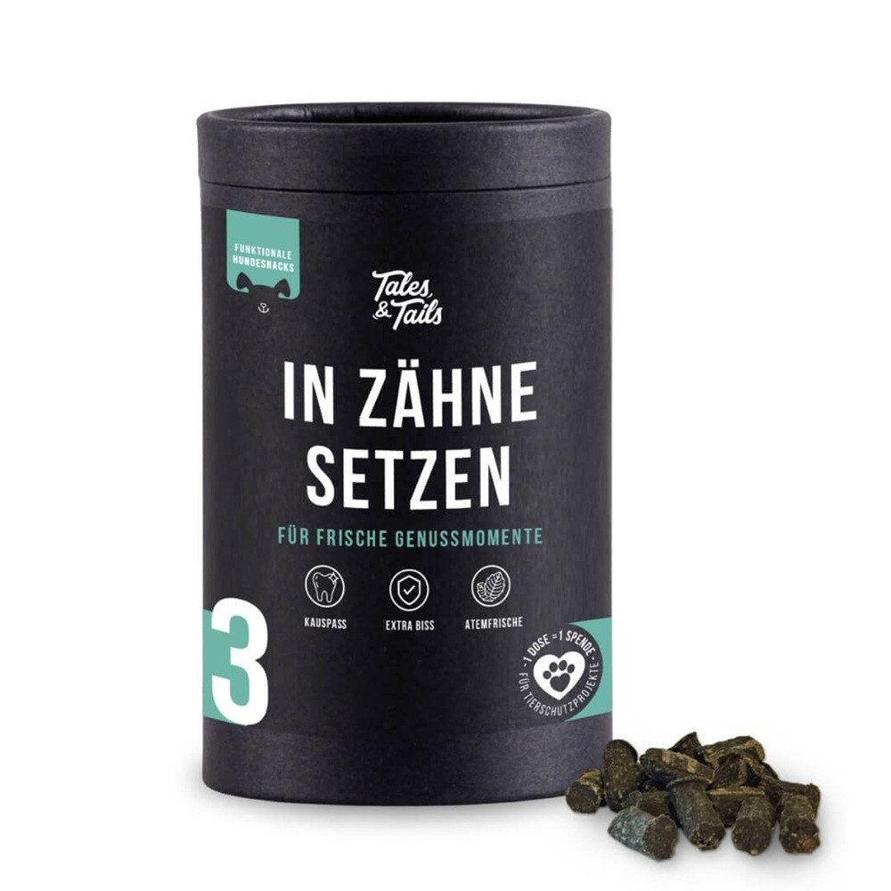 Tales & Tails In Zähne setzen - Funktionaler Hundesnack, Snack für: Hunde