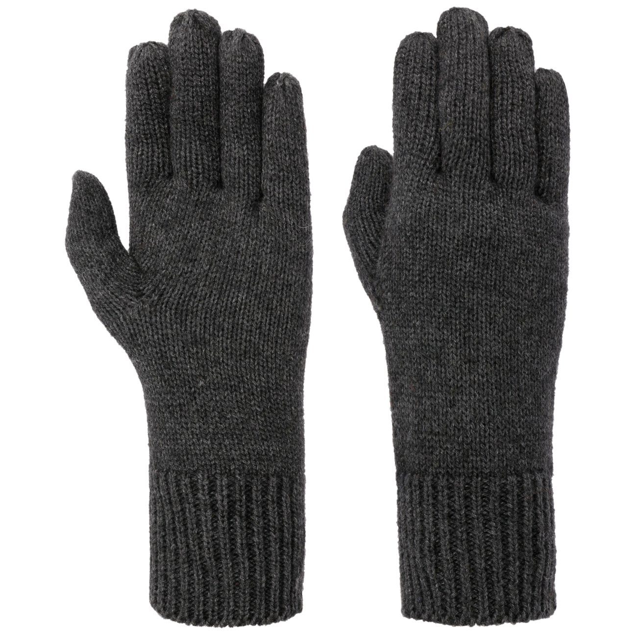 Handschuhe anthrazit Seeberger Strickhandschuhe