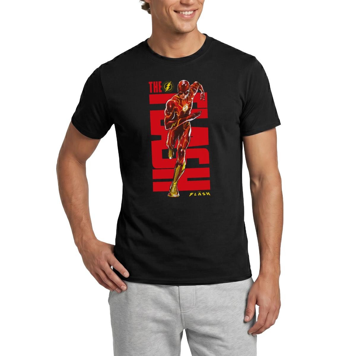 Spreadshirt T-Shirt The Flash Speedster Rotes Logo Männer T-Shirt (1-tlg)