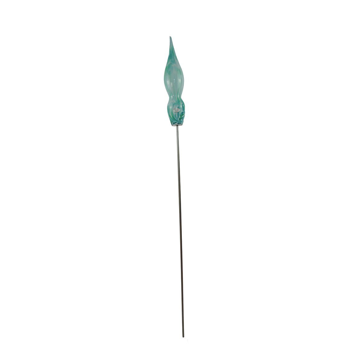 Gartenursel Gartenstecker Handgefertigte mint ca. Glasspitze - 155 Gartendekoration cm