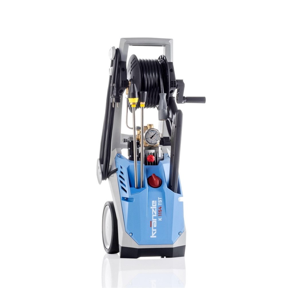 Kränzle Hochdruckreiniger K1154 TST Hochdruckreiniger 140 bar D12 System, Druck max: 140 bar, 2800 W, Fördermenge max: 600 l/h, (4 tlg)