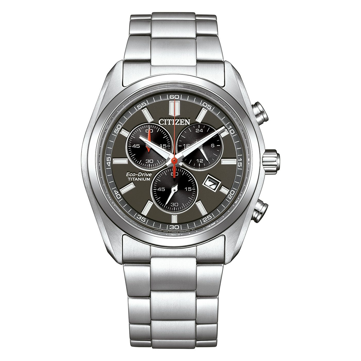 Citizen Chronograph AT2590-59E, Armbanduhr, Solar, Herrenuhr, analog, Big Date, Stoppfunktion