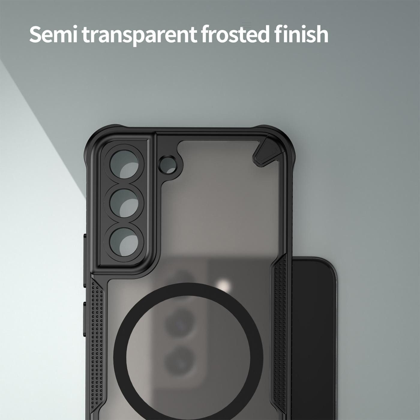 CoolGadget Handyhülle Defender Series Handy Hülle für Samsung Galaxy S22 6,1 Zoll, Magsafe TPU Schlicht Robust Schutzhülle für Galaxy S22 Hülle – Bild 5 von 5