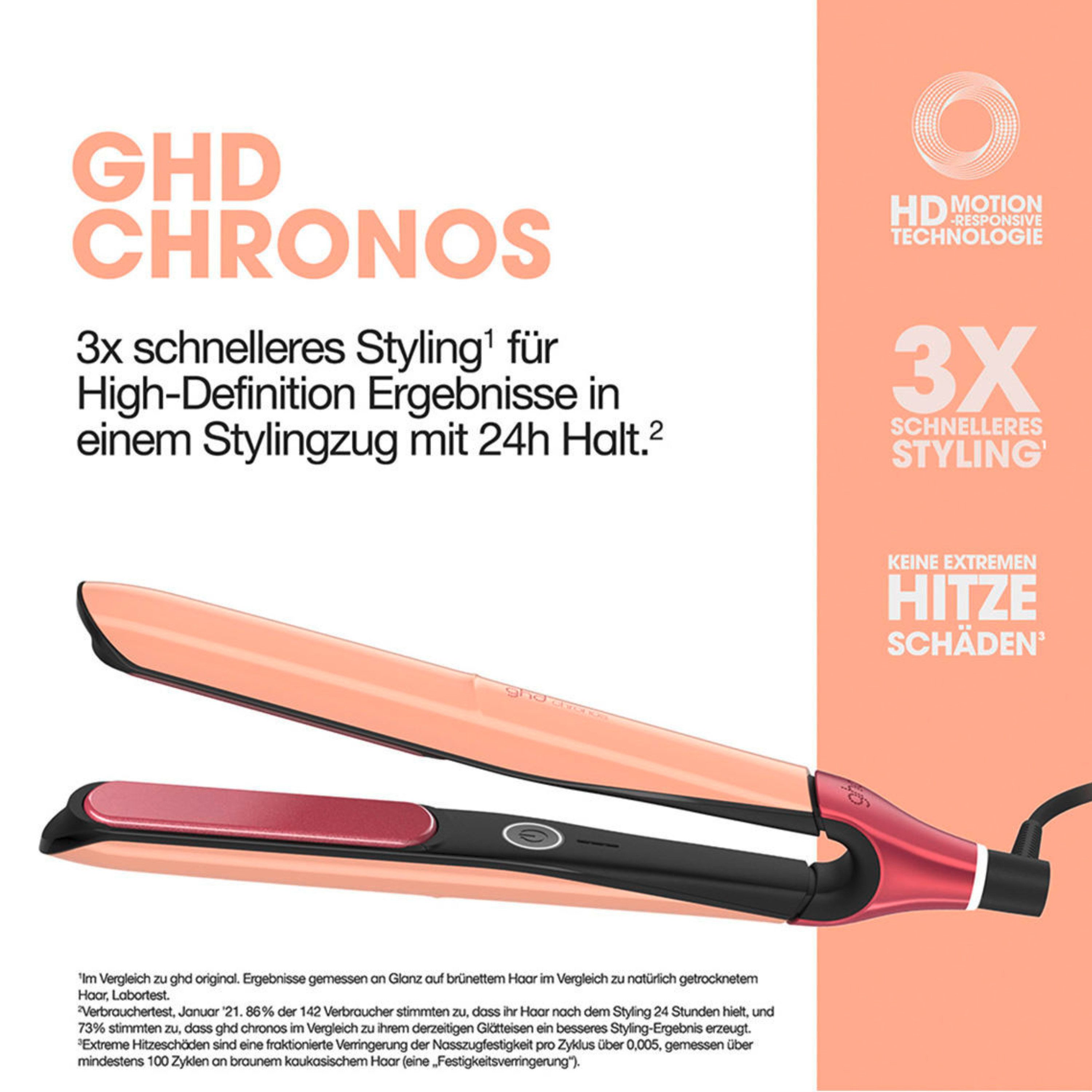 GHD Glätteisen Chronos Glätteisen – Styler in Sunkissed Peach