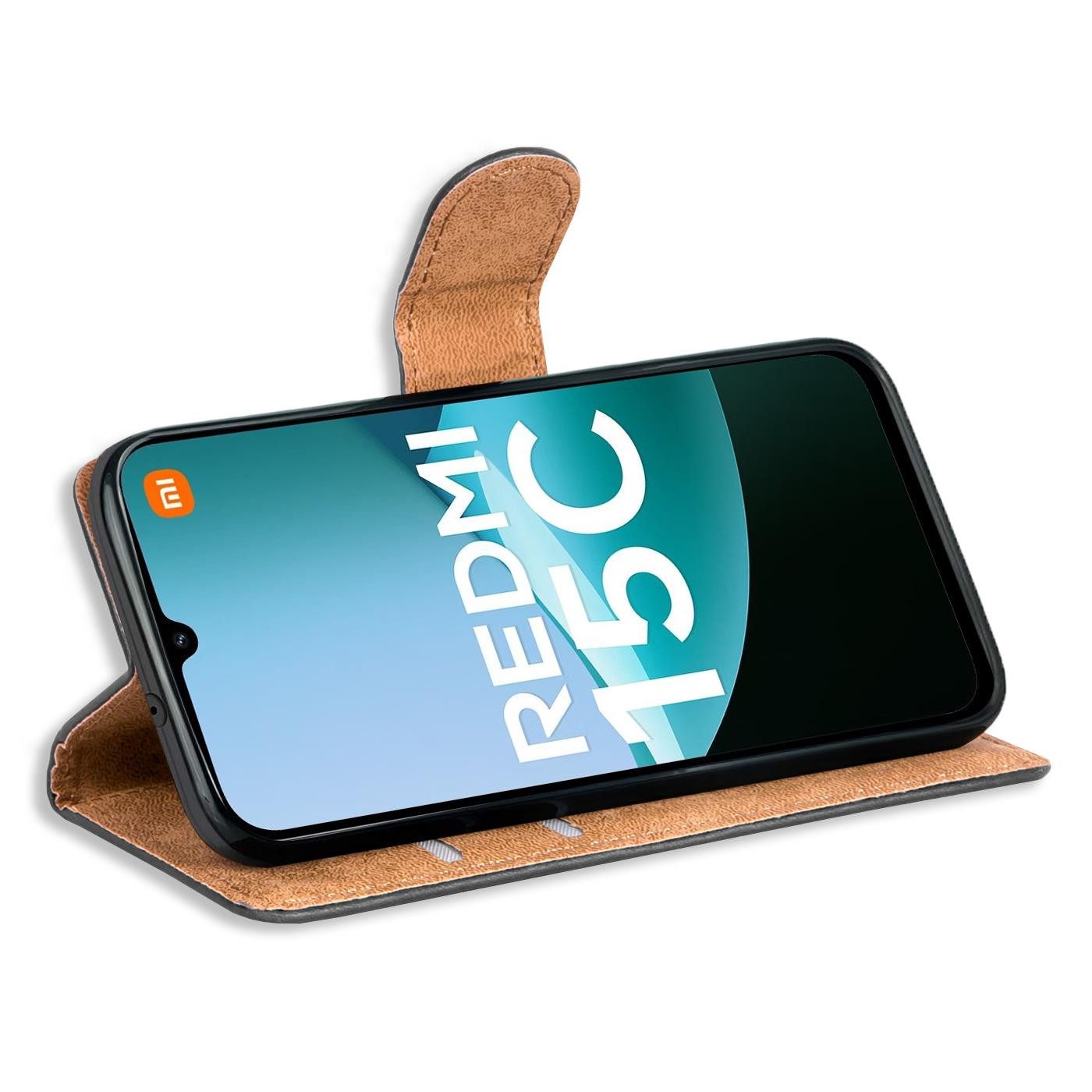CoolGadget Handyhülle Wallet Klapp Tasche Book Case für Xiaomi Redmi 15C, Hülle Klapphülle Flip Cover Etui Schutzhülle – Bild 4 von 5