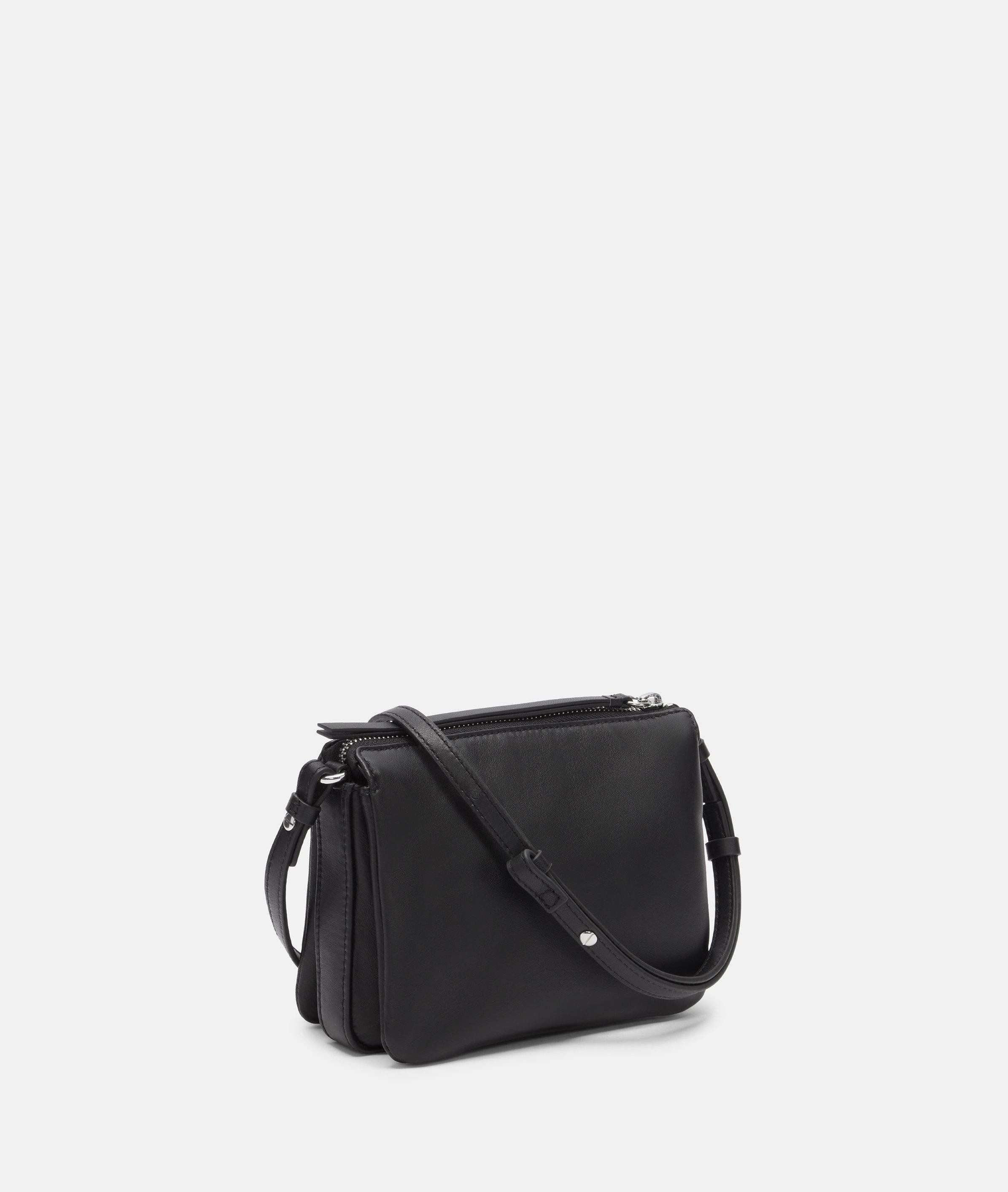 Liebeskind Berlin Umhängetasche Nina Crossbody XS, Kleine Crossbody-Bag aus weichem Leder