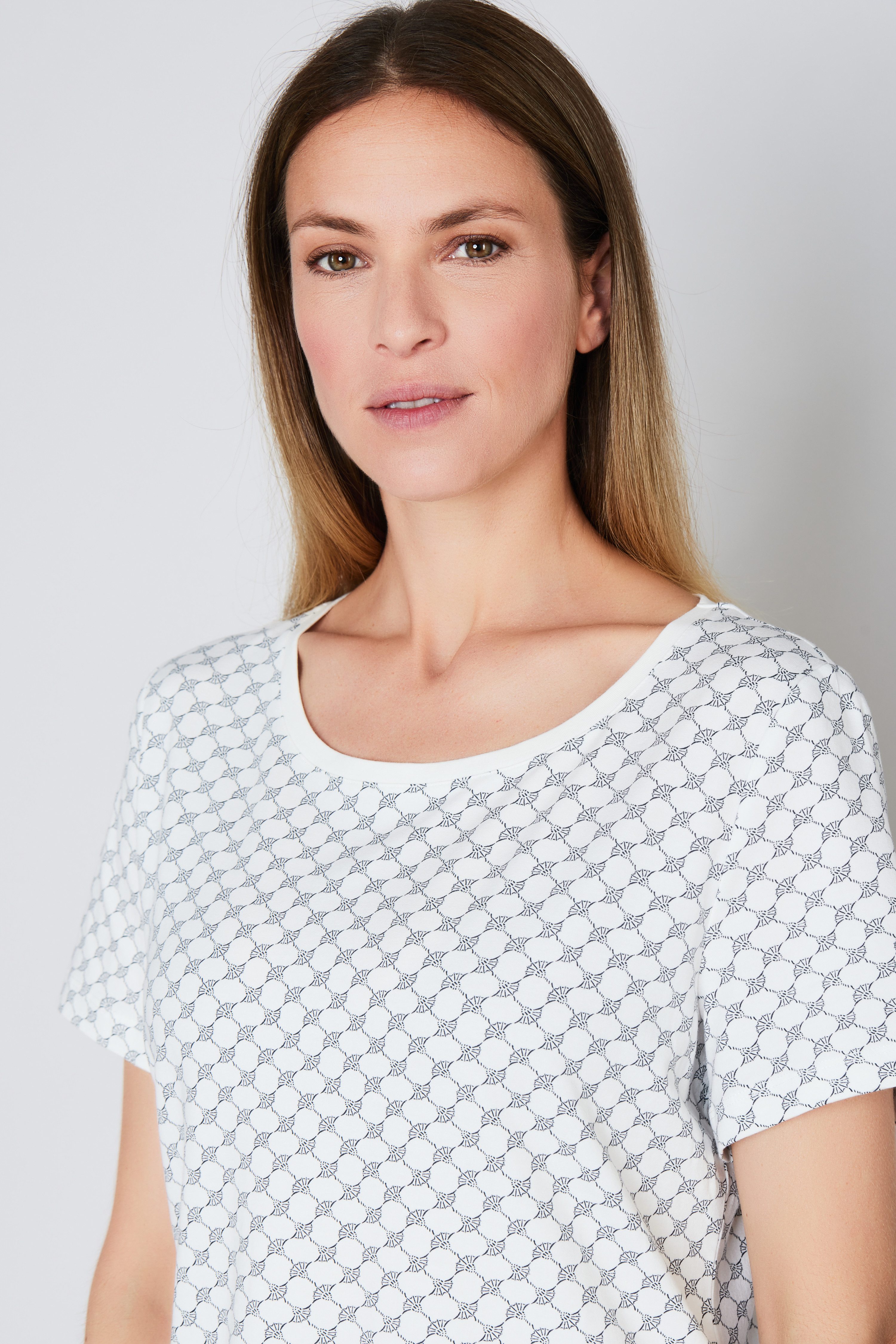 JOOP! Nachthemd Cosy mit Cornflower-Alloverprint