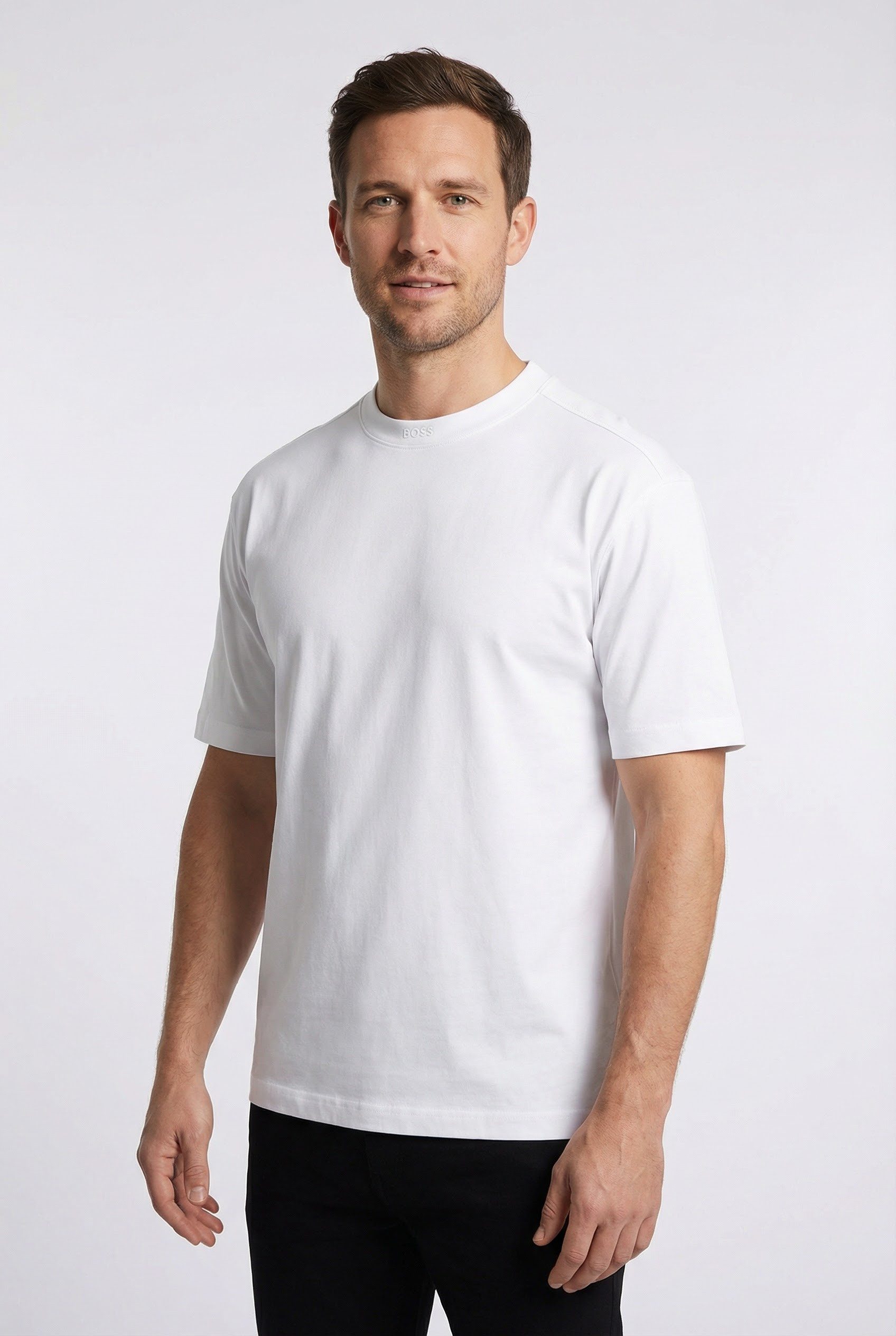 BOSS ORANGE T-Shirt Te Dye mit Rundhalsausschnitt günstig online kaufen