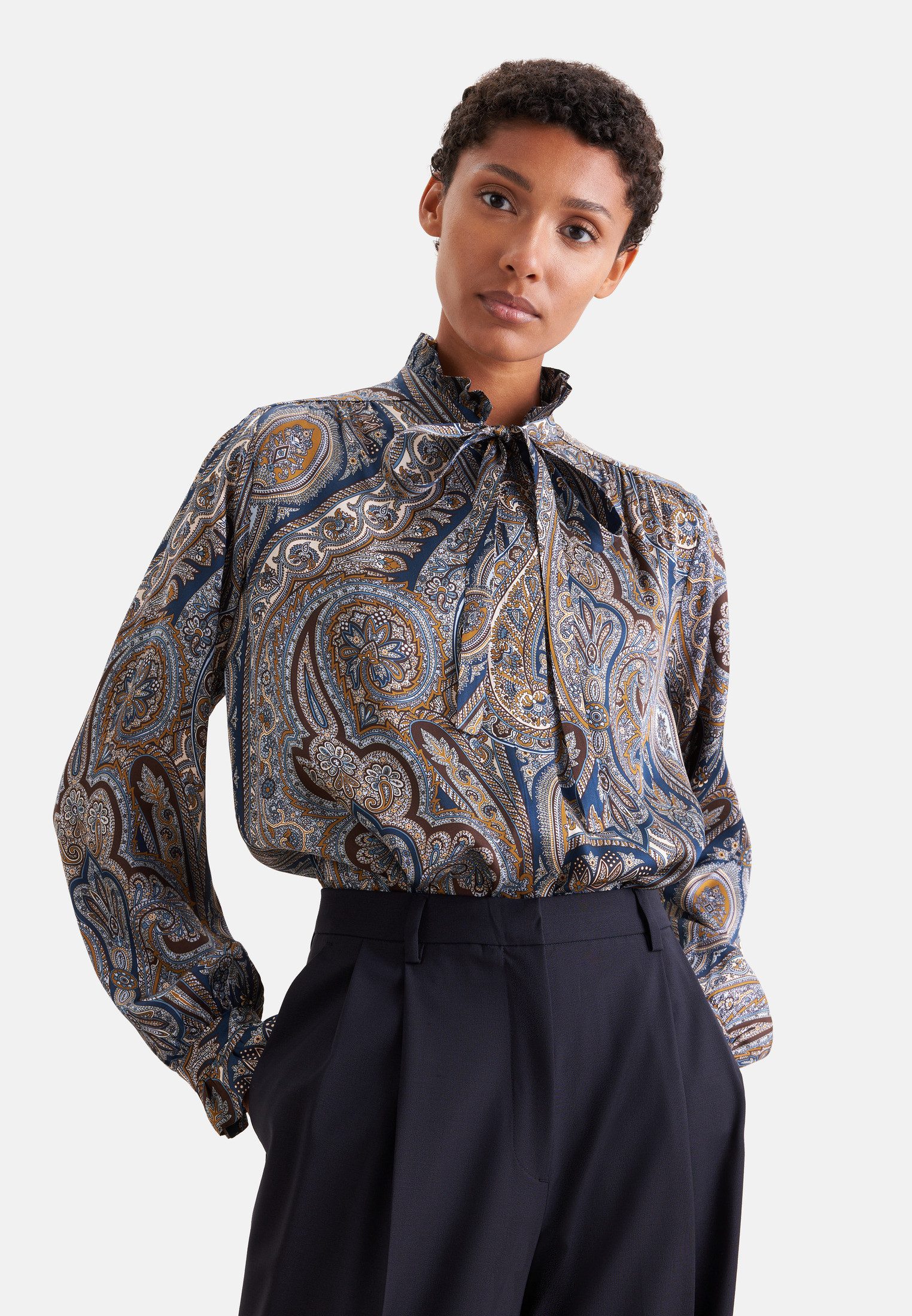 seidensticker Klassische Bluse 1/1 Druck