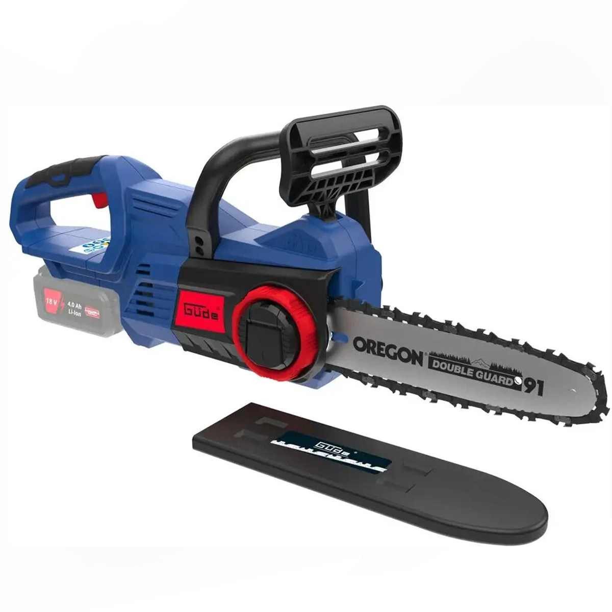 Güde Akku-Kettensäge GÜDE Akku-Kettensäge KS 18-0 (ohne Akku / Ladegerät) 18V E³ Akkusystem