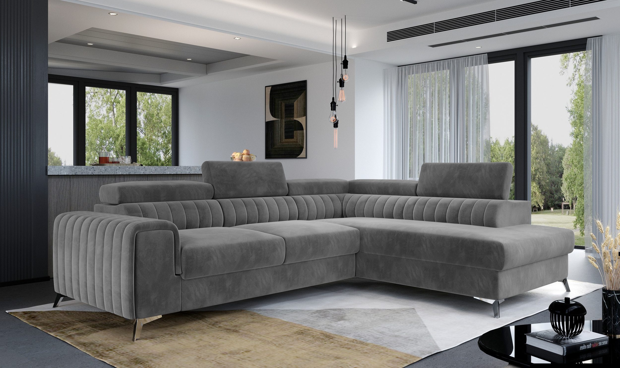 MOEBLO Ecksofa OLIVIER, mit Schlaffunktion und günstig online kaufen