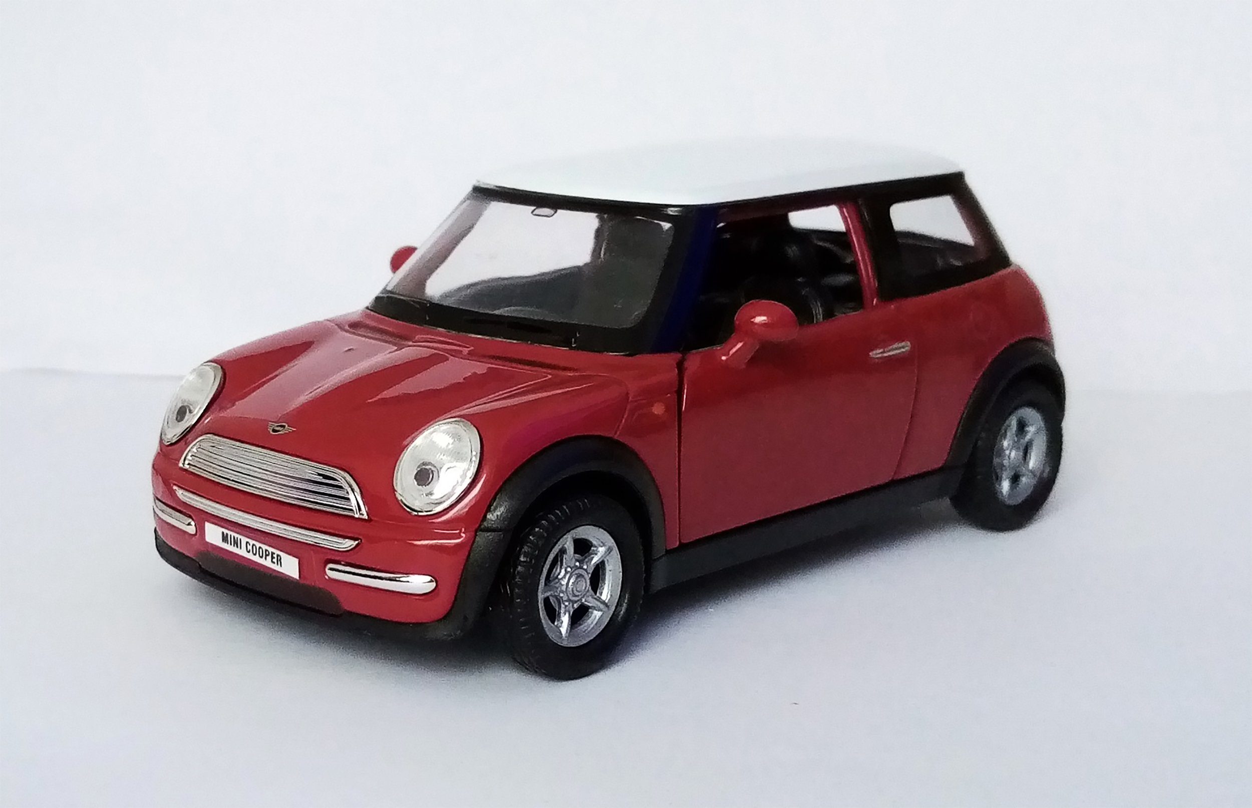 Welly Modellauto Mini Cooper 10cm Modellauto Metall Modell Auto Spielzeugauto 08 (Rot), Welly Fahrzeug Spielzeug Kinder Geschenk