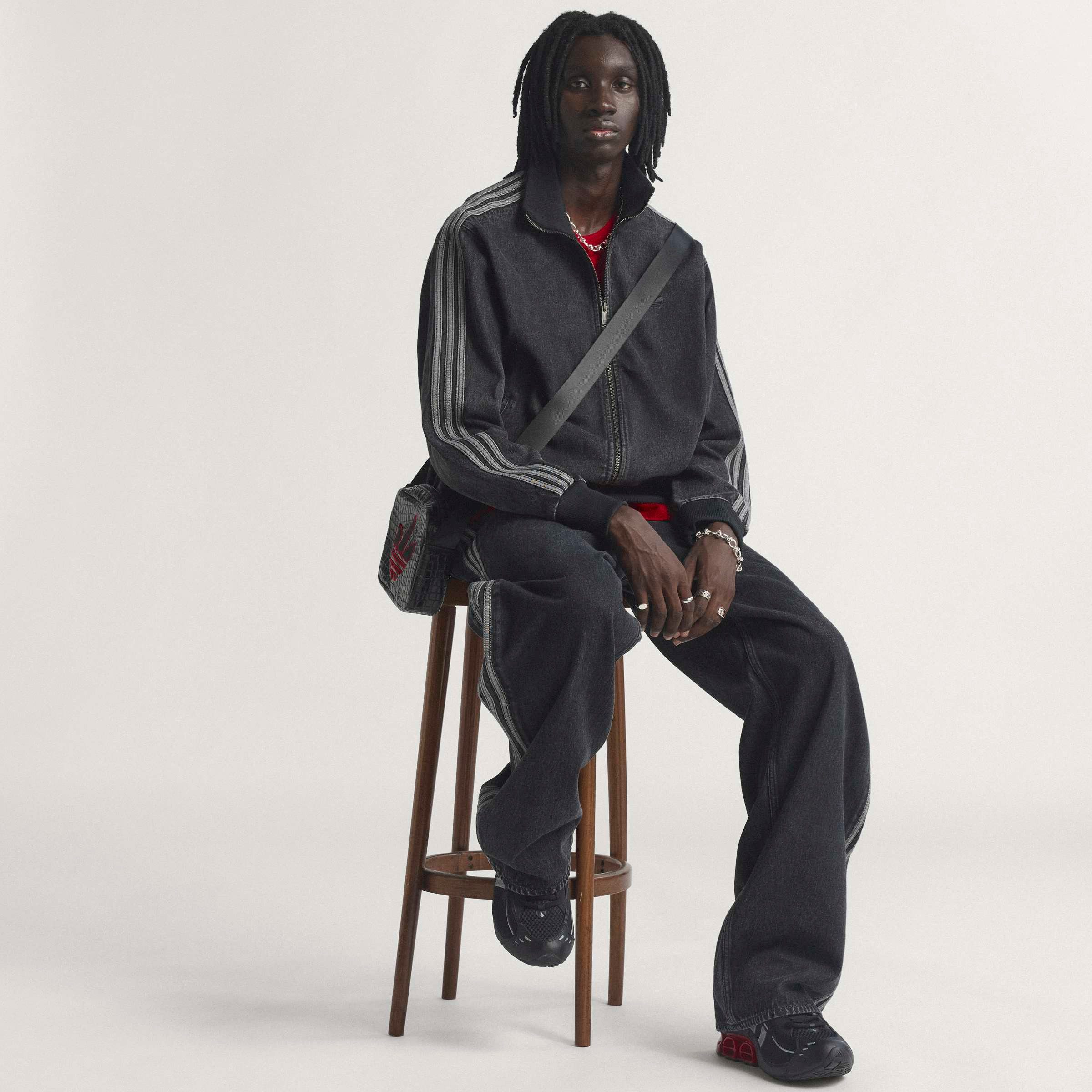 adidas Originals Jeansjacke ADICOLOR DENIM FIREBIRD mit Reißverschluss, aus Baumwolle