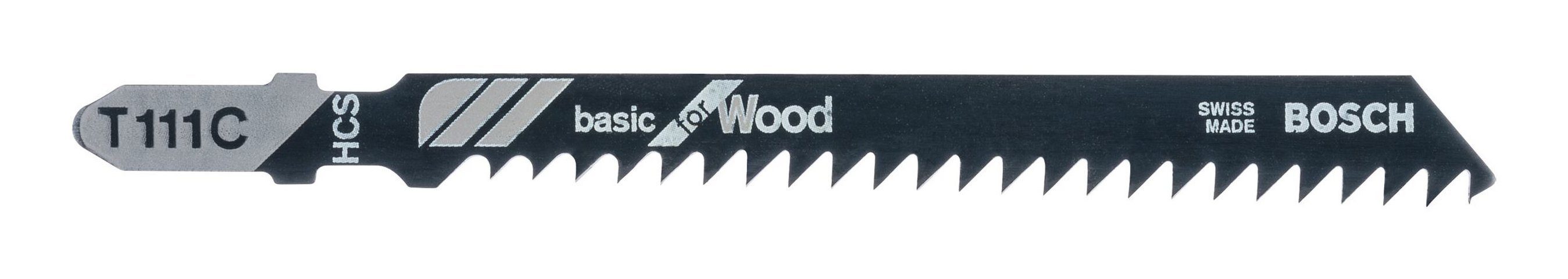 BOSCH Stichsägeblatt (25 Stück), T 111 C Basic for Wood - 25er-Pack