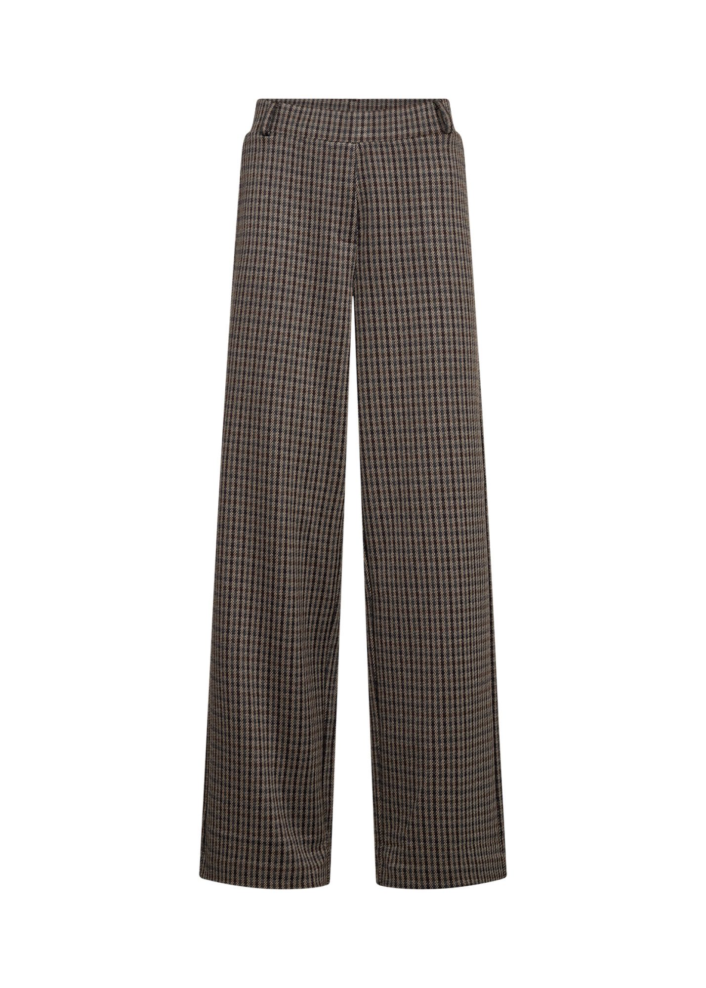 soyaconcept Palazzohose - Elegante Hose mit weitem Bein und Karomuster für Damen