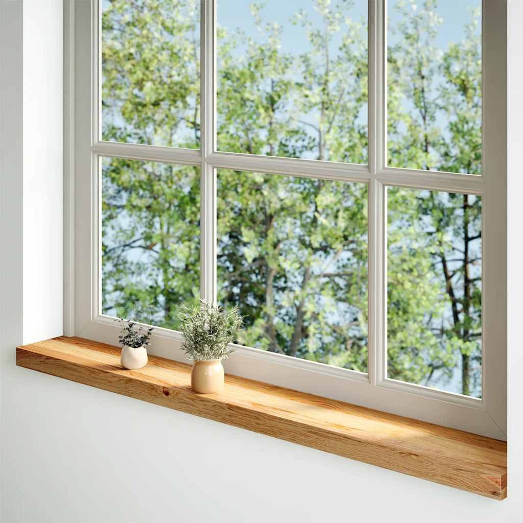 vidaXL Stufenmatte Fensterbänke 2 Stk. Hellbraun günstig online kaufen