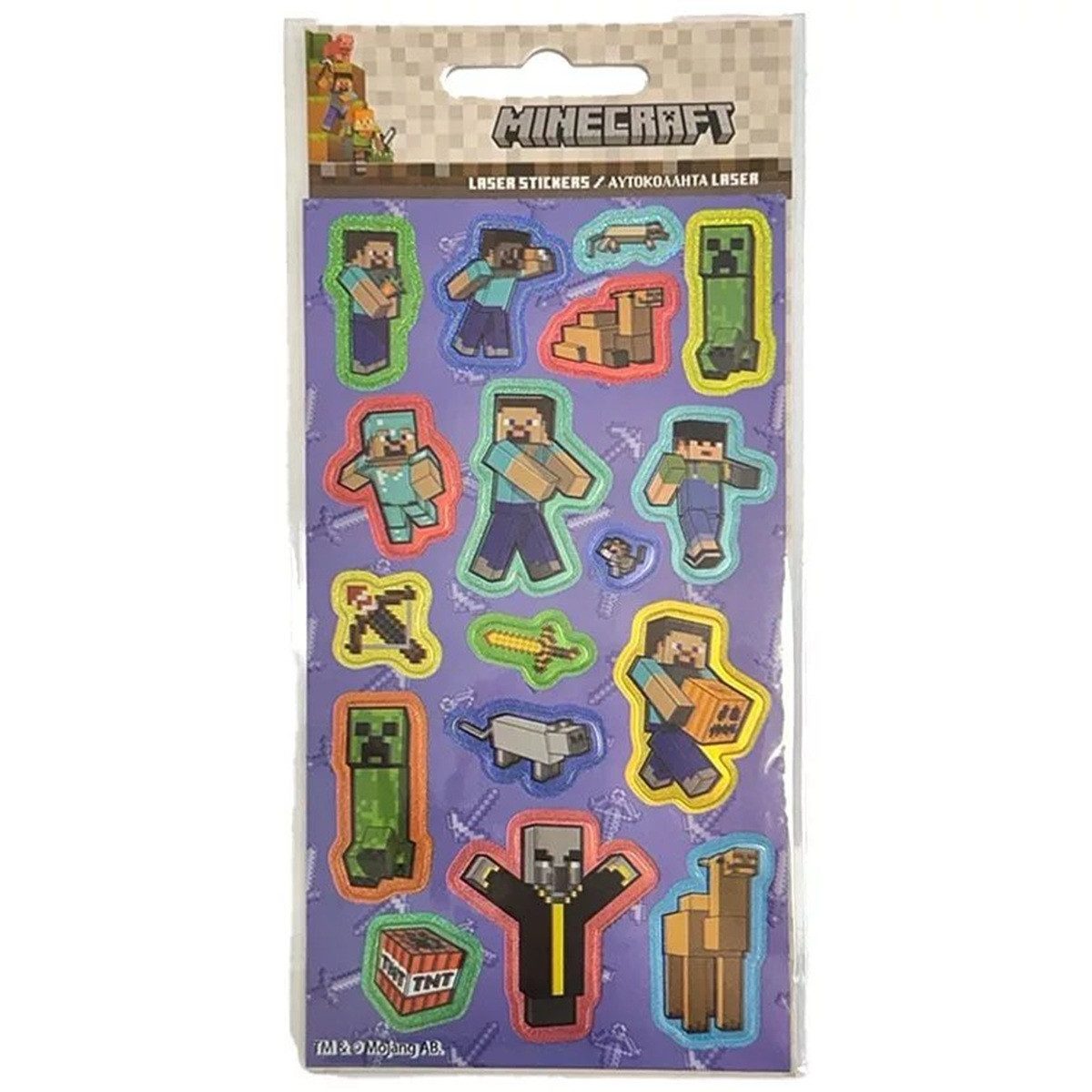 Minecraft Kreativset Minecraft Sword Hologramm-Aufkleberset