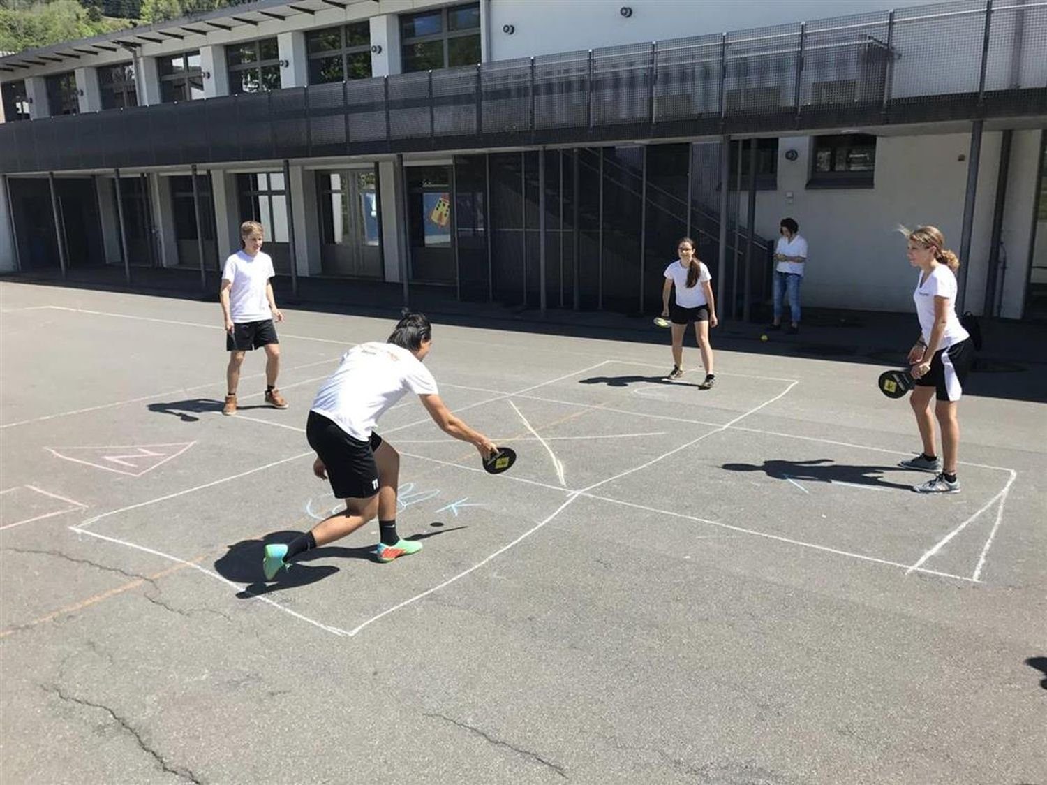 Schildkröt Spiel Street Racket Set