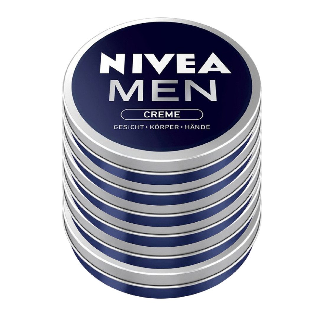 Nivea Gesichtspflege NIVEA MEN Körperpflege Creme, 3-tlg.