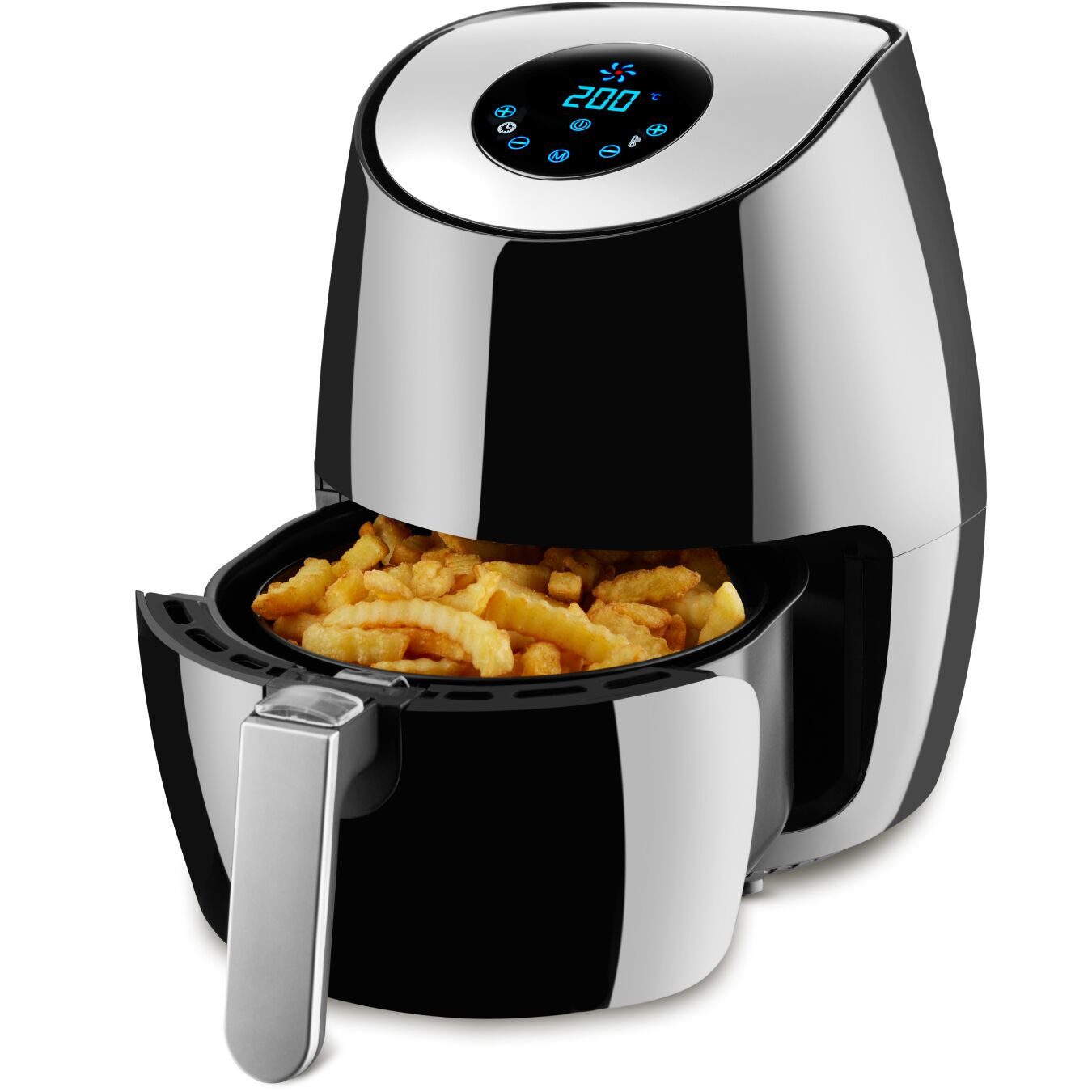 tectake Heißluftfritteuse, 1350 W, 3,6 l