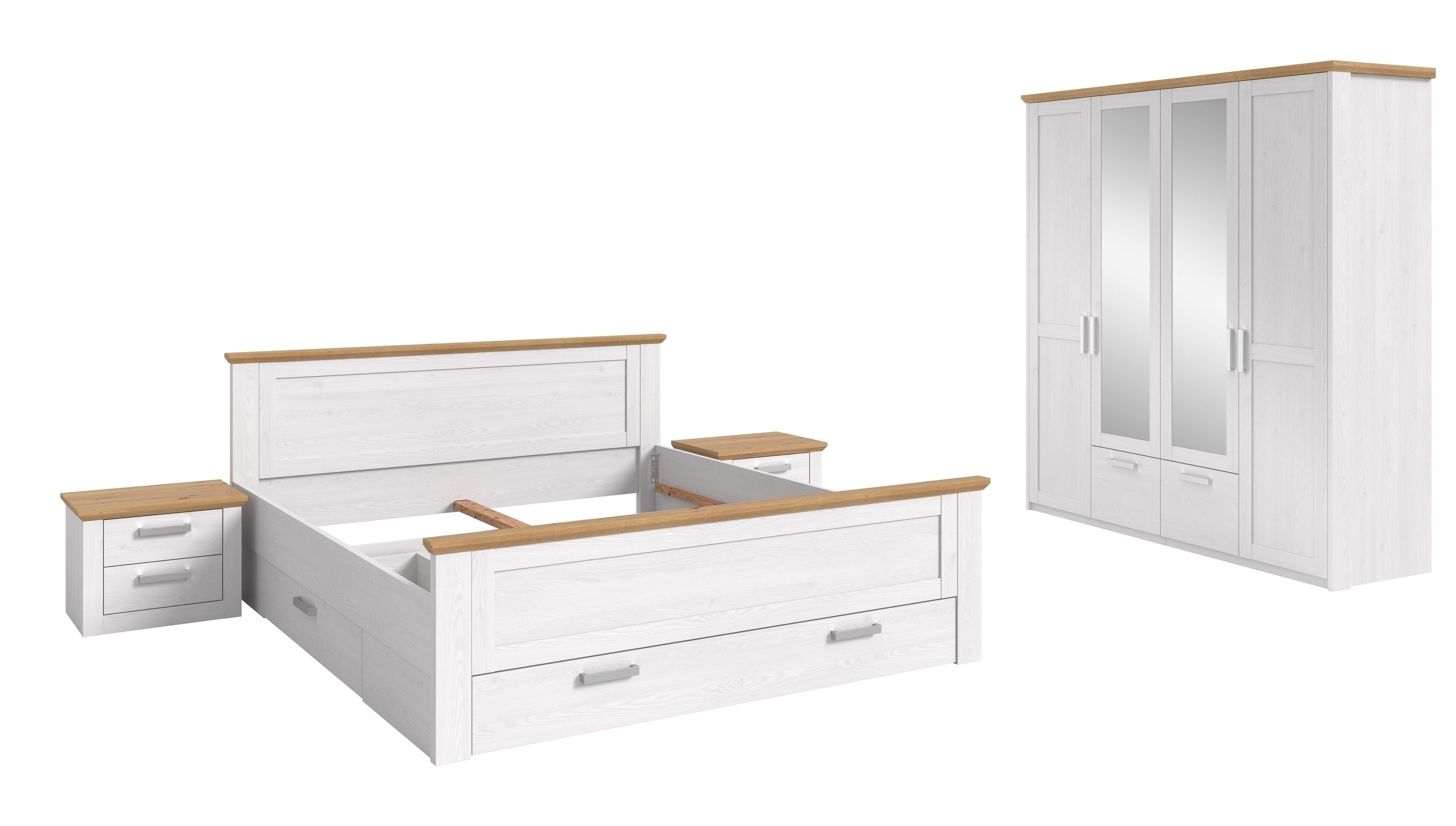 freiraum Schlafzimmer-Set Verona, in Sibiu Lärche, Spannplatte/MDF