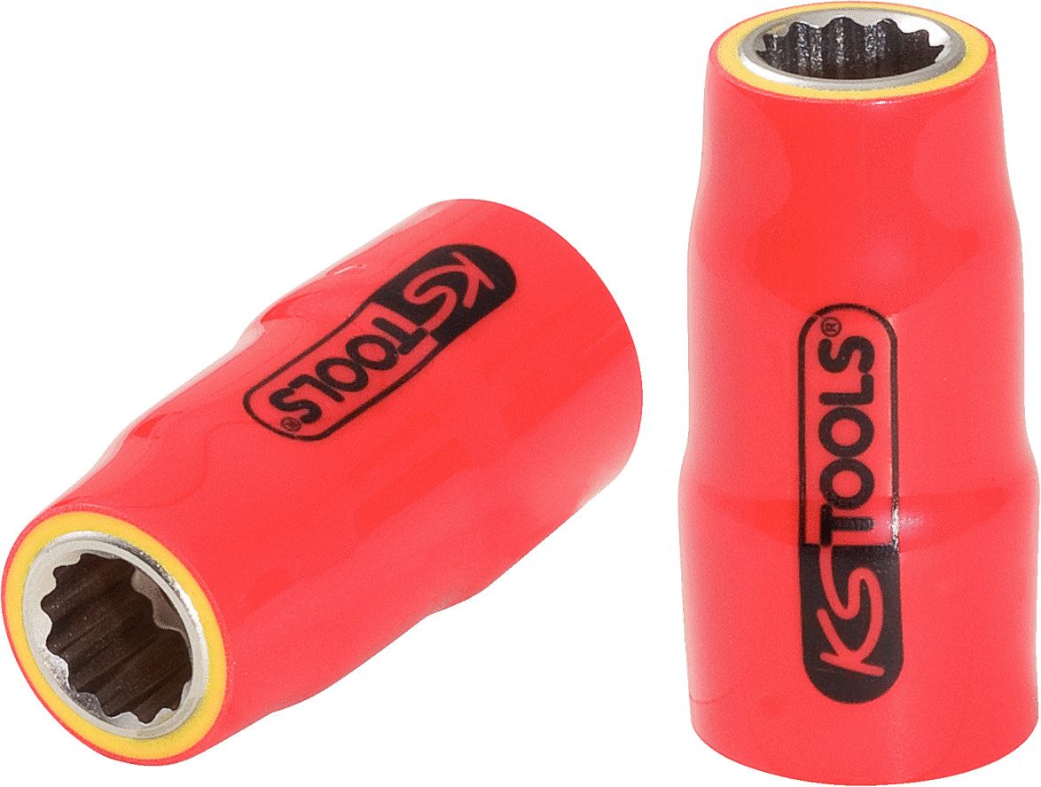 KS Tools Steckschlüssel 3/8" Stecknuss mit Schutzisolierung, 6mm (117.3831)