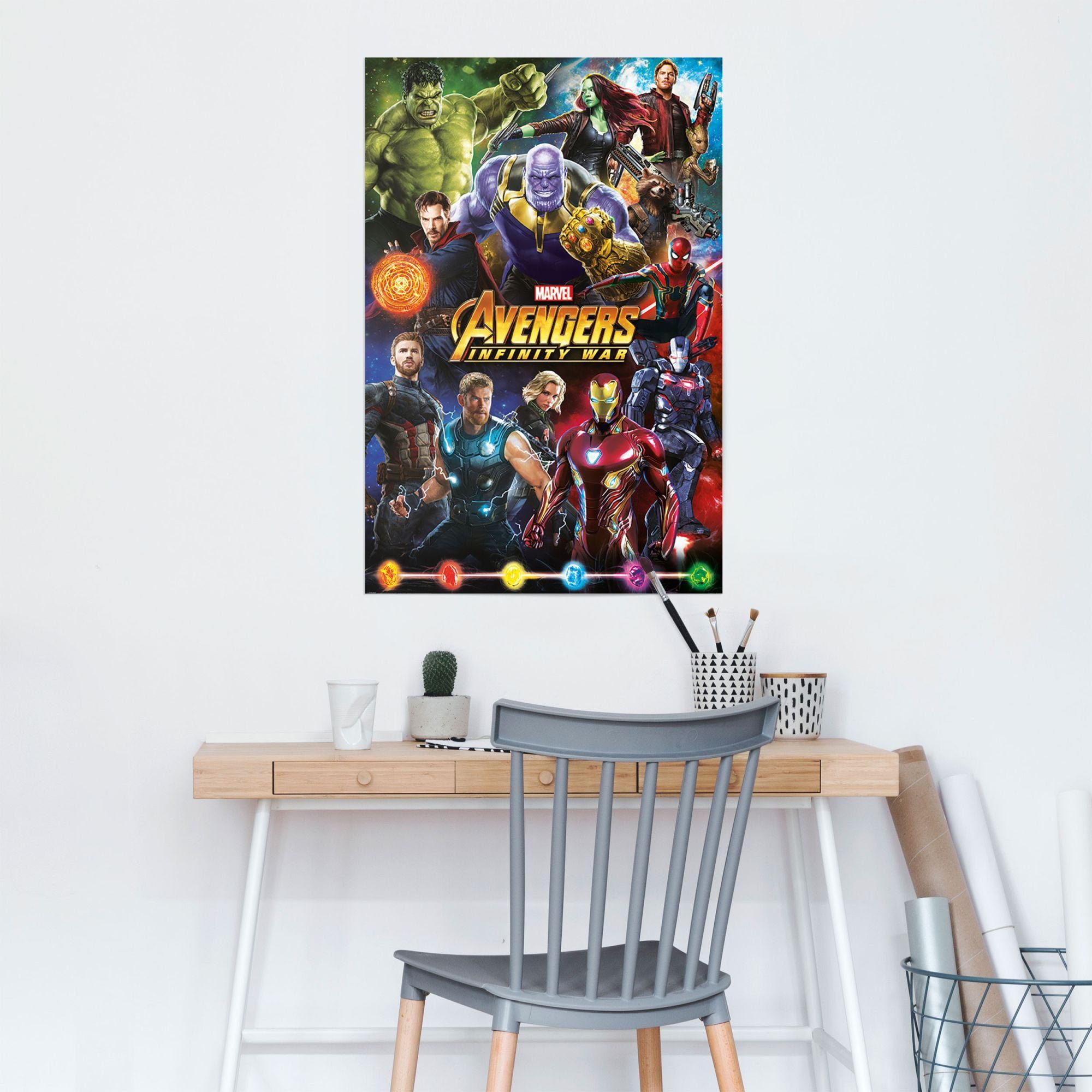 Reinders! Poster »Avengers Infinity War Die Helden«, (1 Stück)-HomeTrends