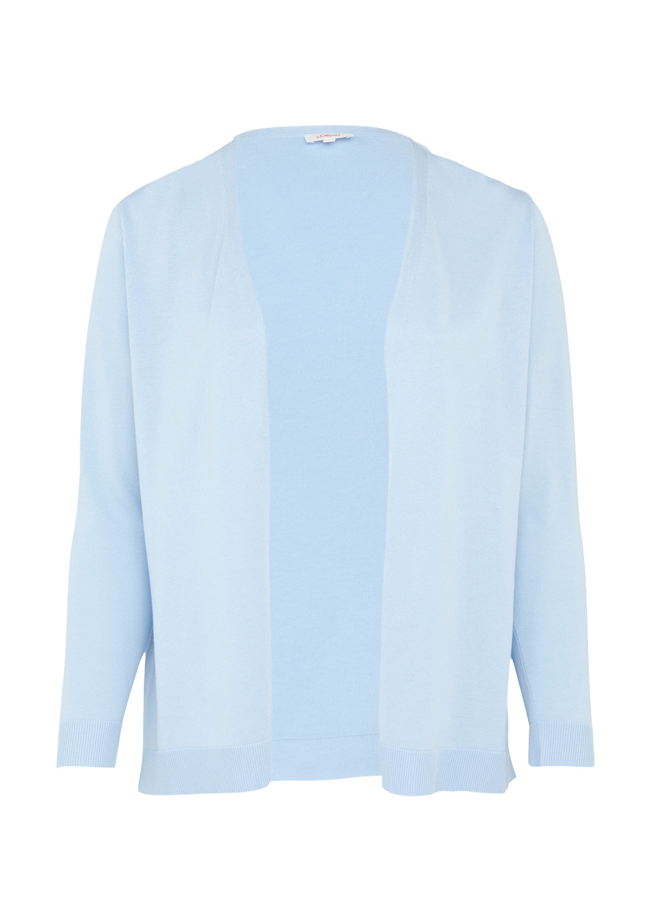 s.Oliver Cardigan Strickjacke Offene Strickjacke aus Viskosemix günstig online kaufen